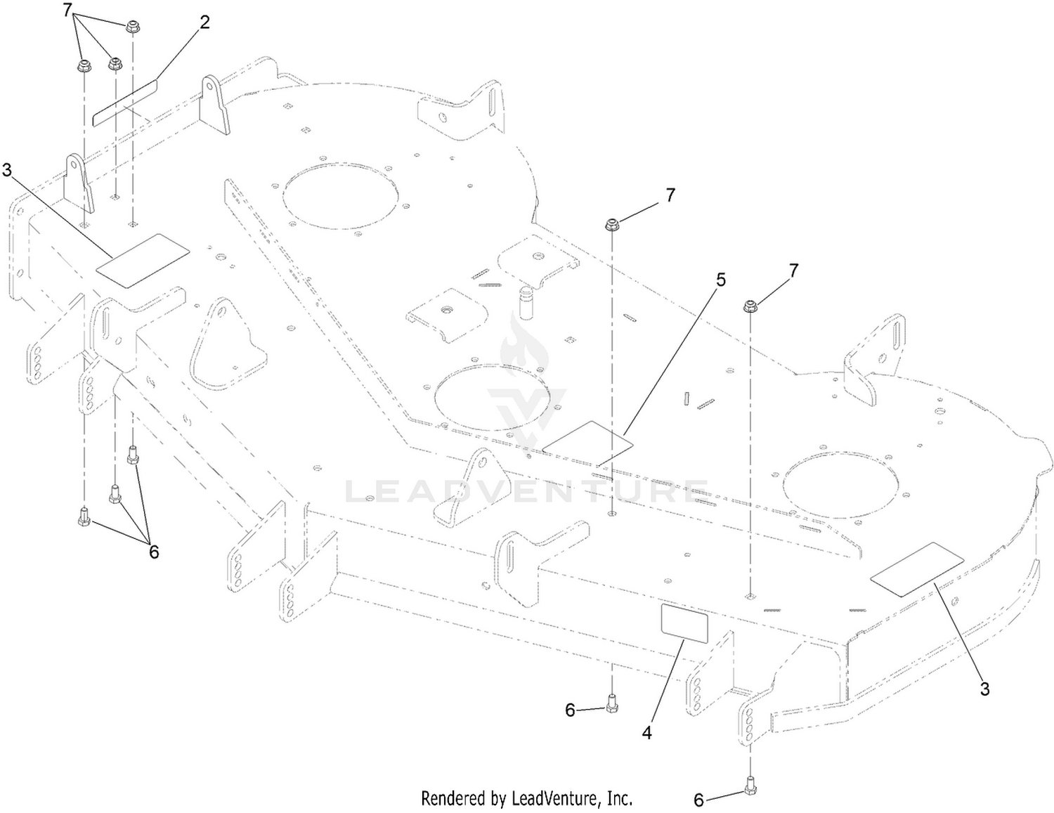 Deck Decal Assembly No. 133-7068