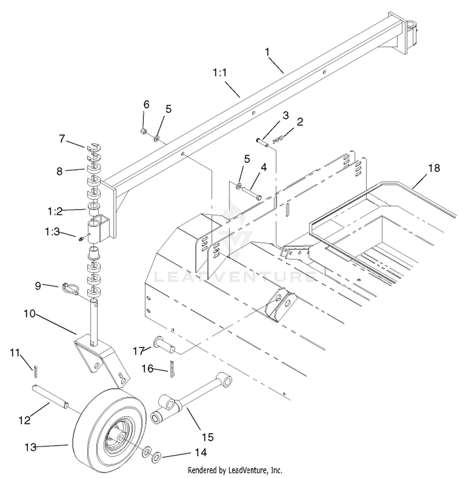 Castor Wheel Assembly