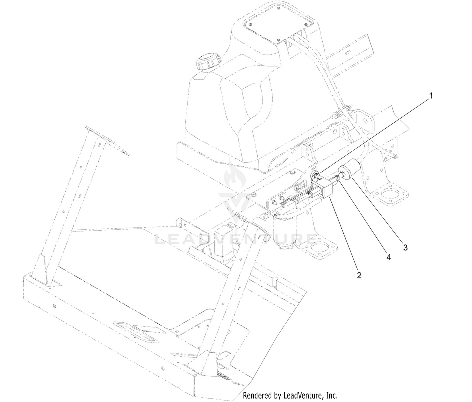 Fuel Pump Replacement Kit Assembly 144-4020  Multi Pro 5800