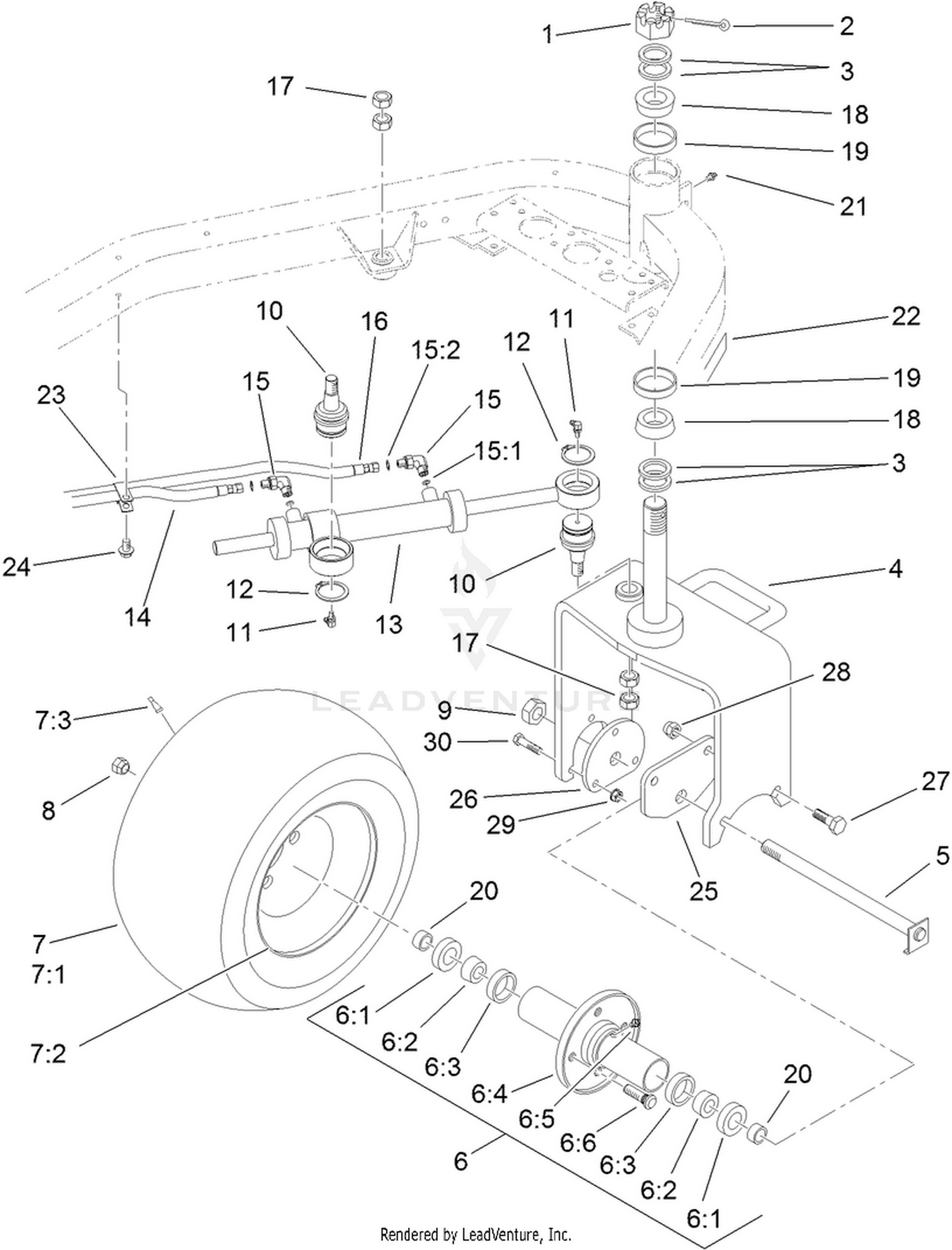 Rear Wheel Assembly
