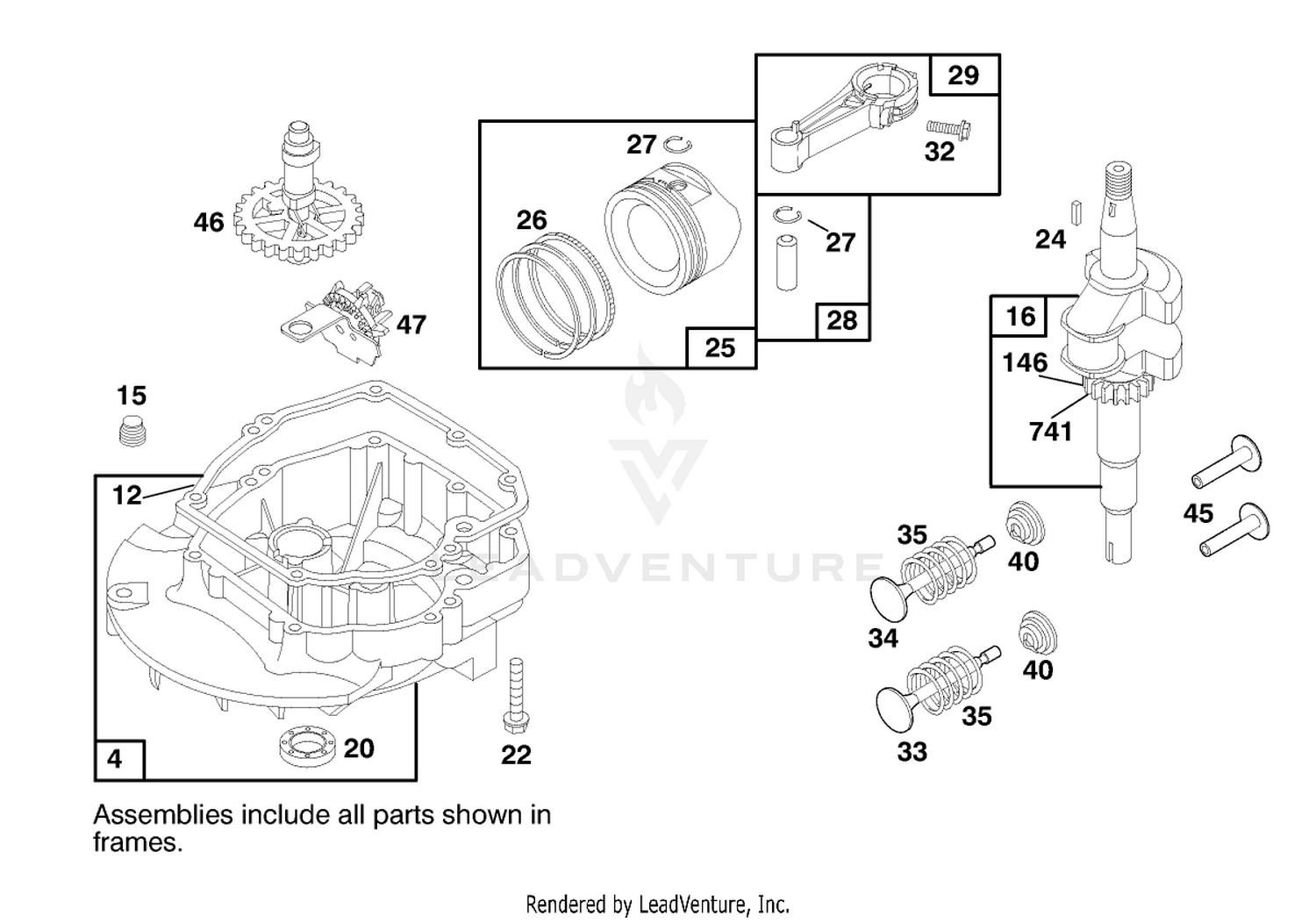 Engine Briggs  Stratton Model 12u802-0639-01 2