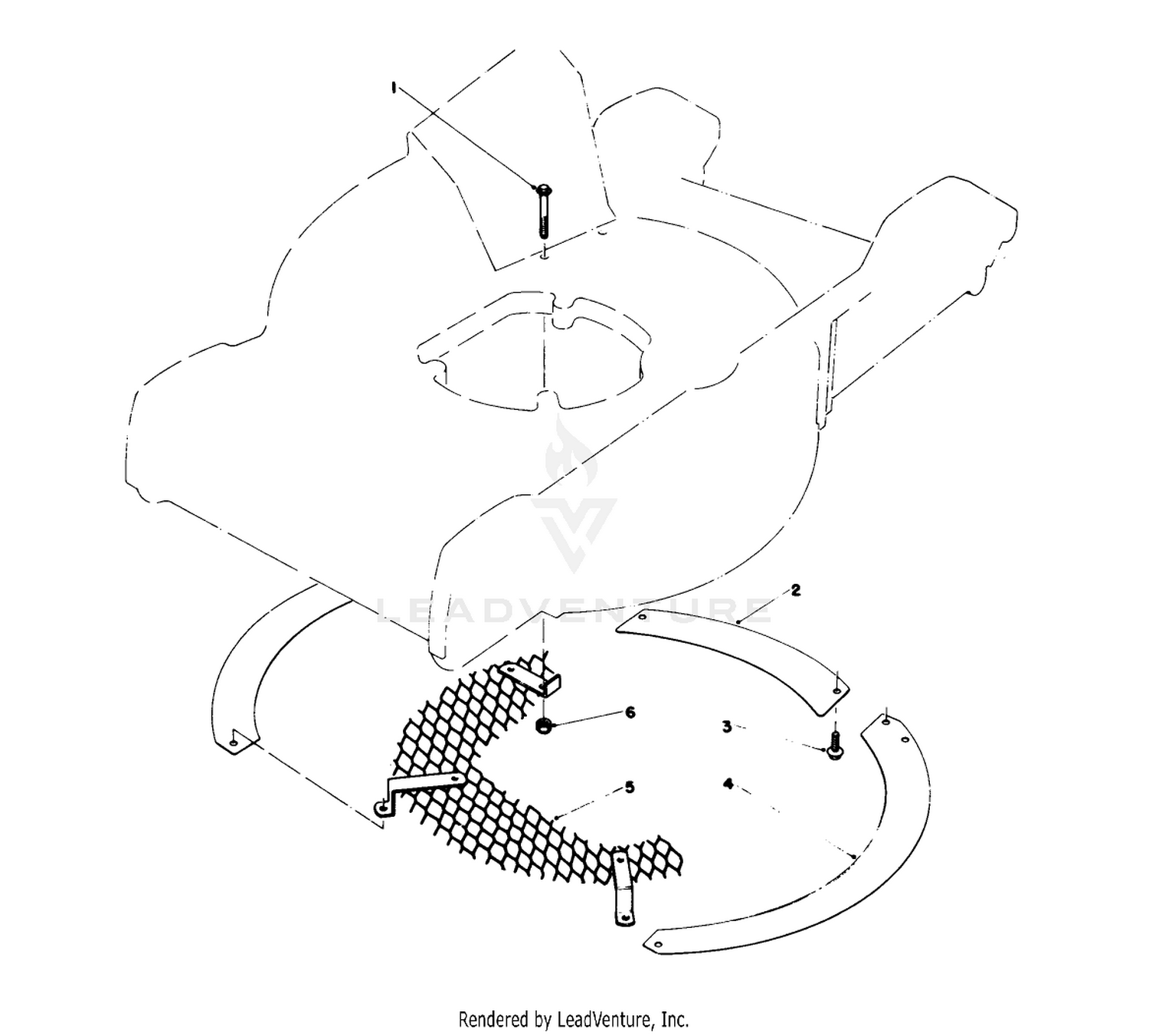 Leaf Shredder Kit No. 59100 (optional)