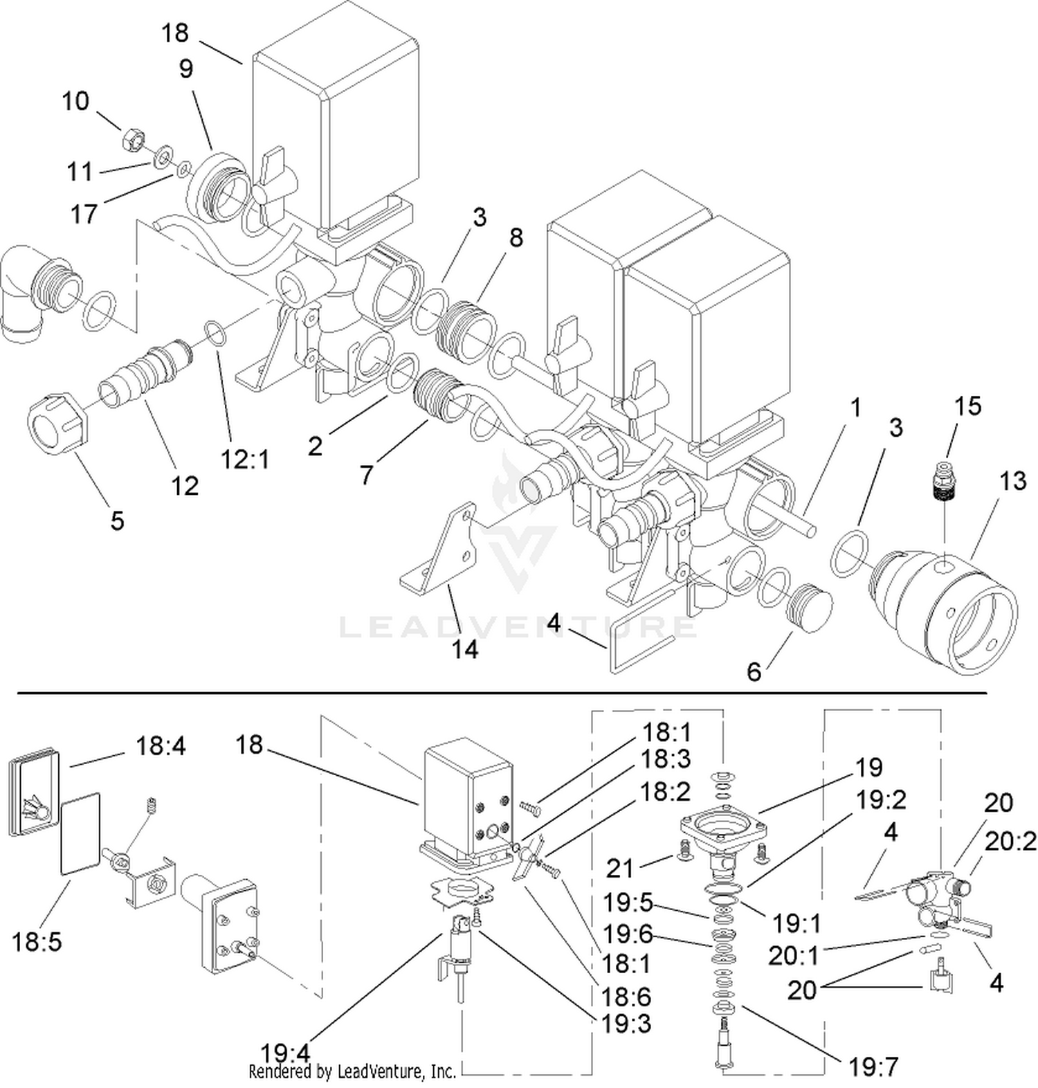 Valve Boom Assembly