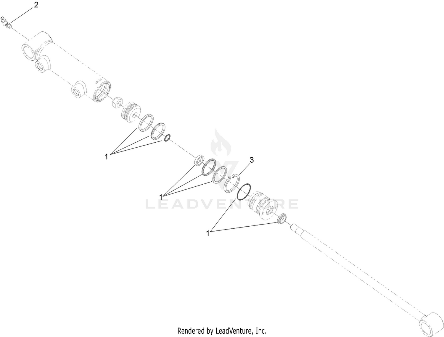 Hydraulic Cylinder Assembly No. 125-1659