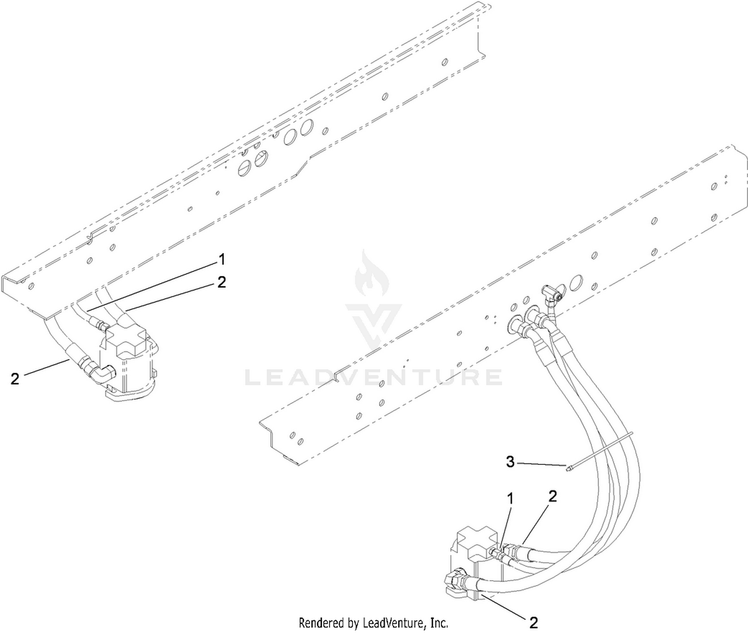 No. 2 and 3 Hose Installation Assembly