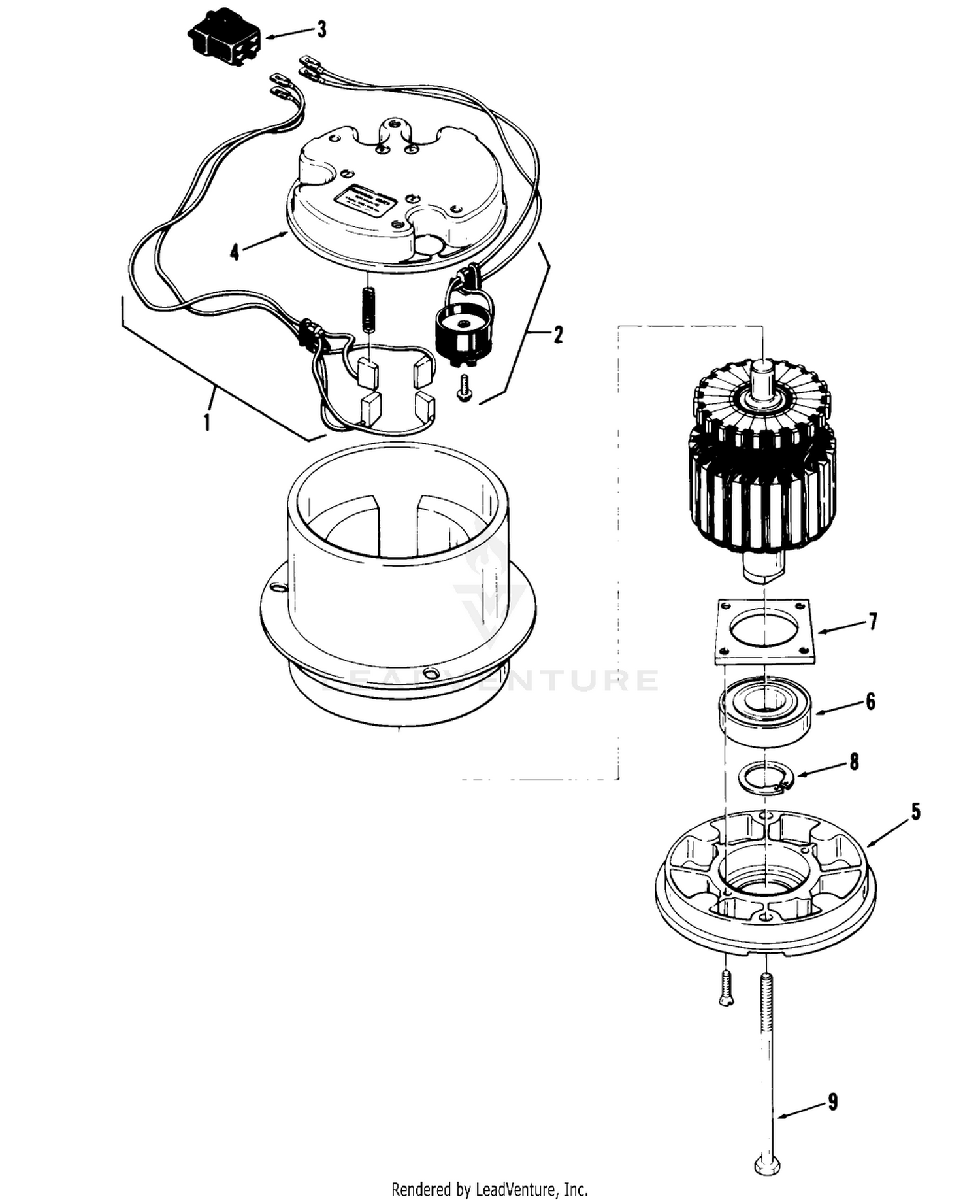 Battery Powered Mower Motors-#104287 And #107133
