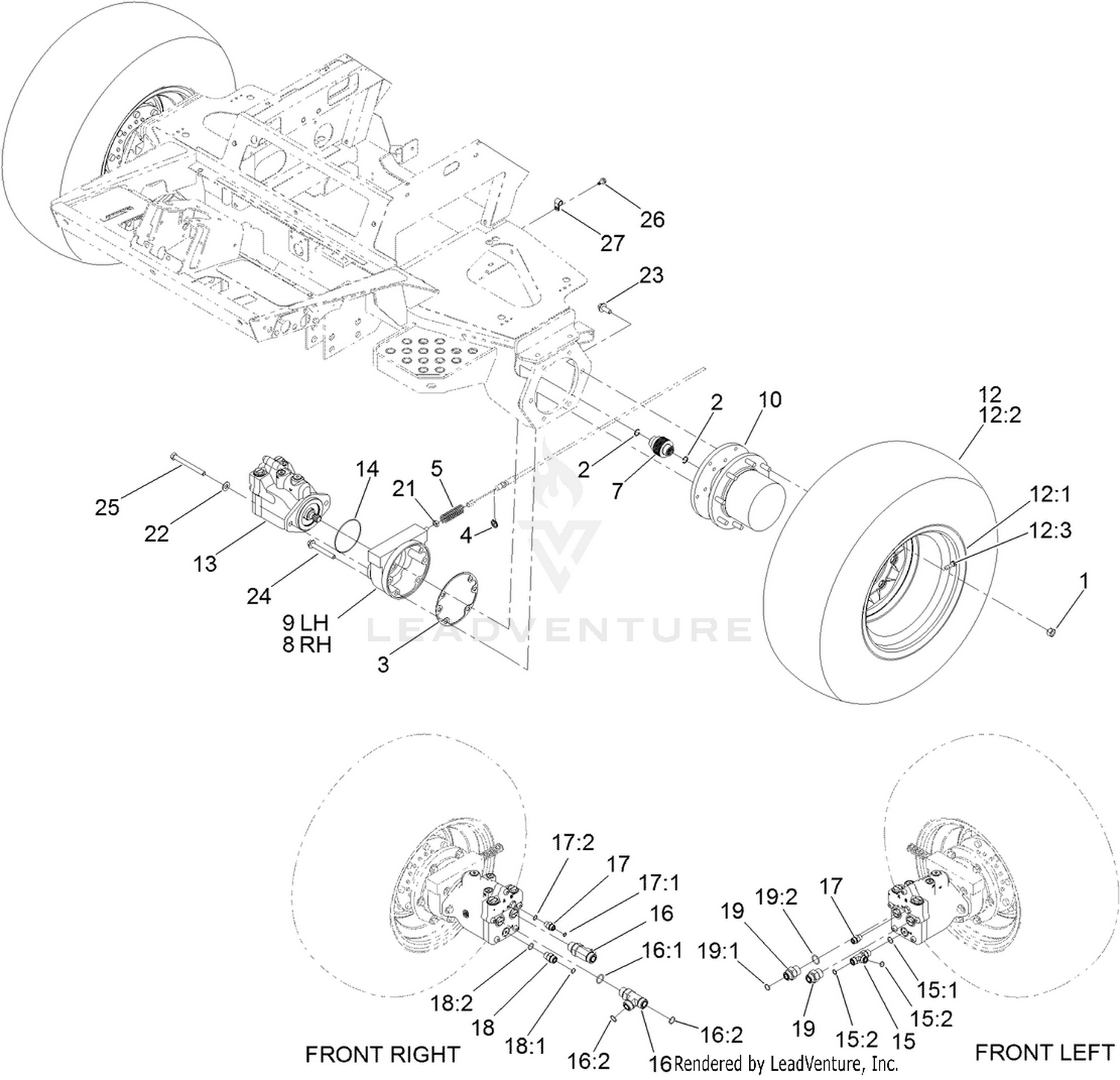 Front Traction Assembly
