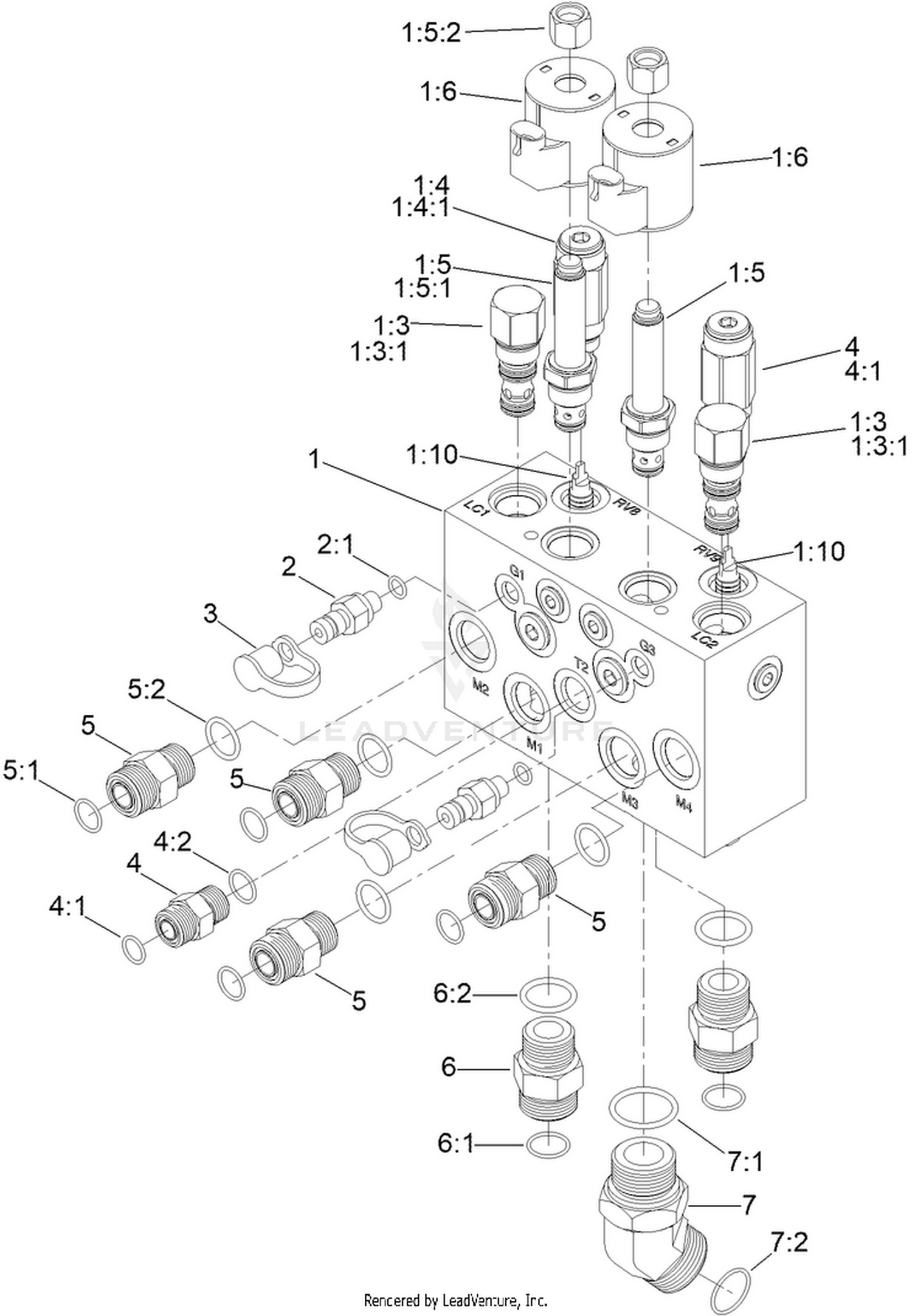 Mow Manifold Assembly No. 120-8064
