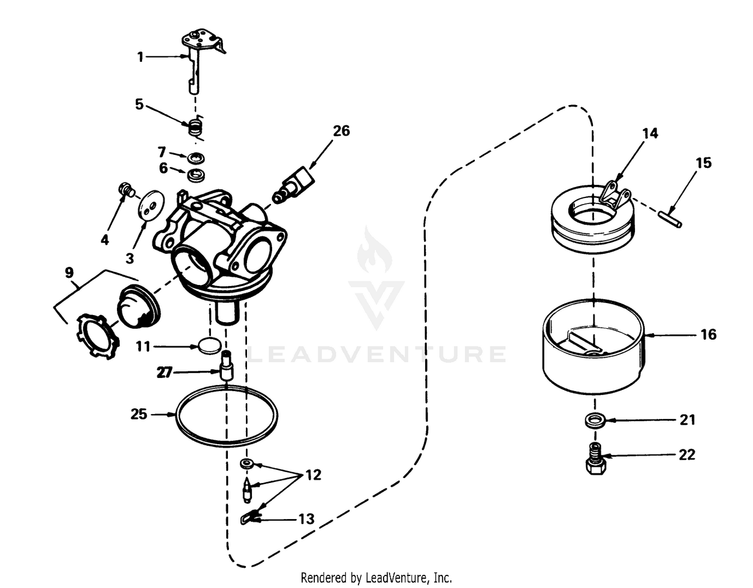 Carburetor No. 632050a