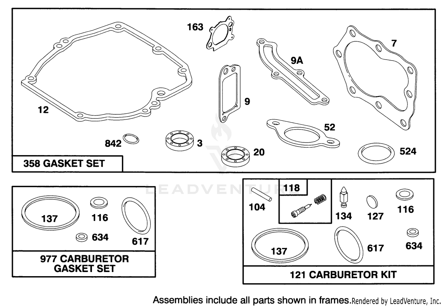 Engine Briggs  Stratton Model 127802-0514-21 9