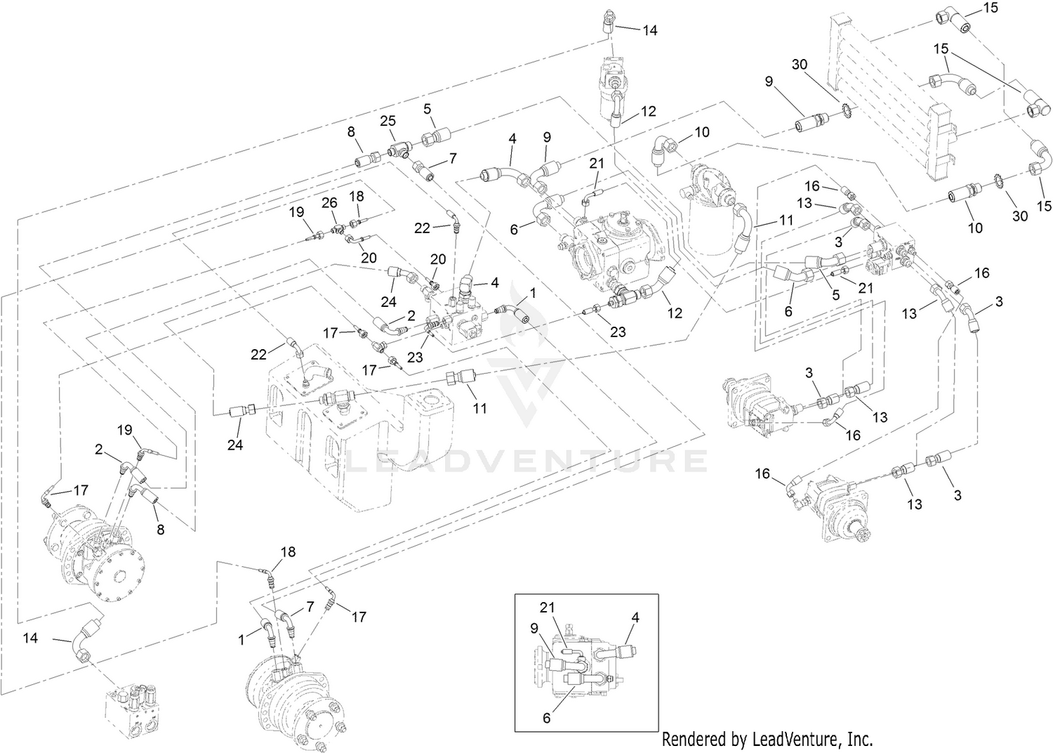 Transmission Hydraulic Circuit Assembly