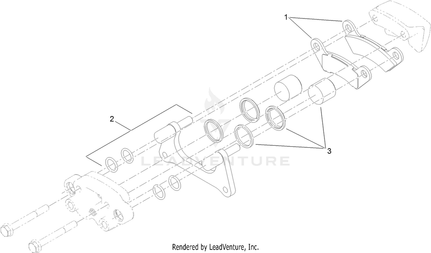 Brake Caliper Assembly No. 127-7424