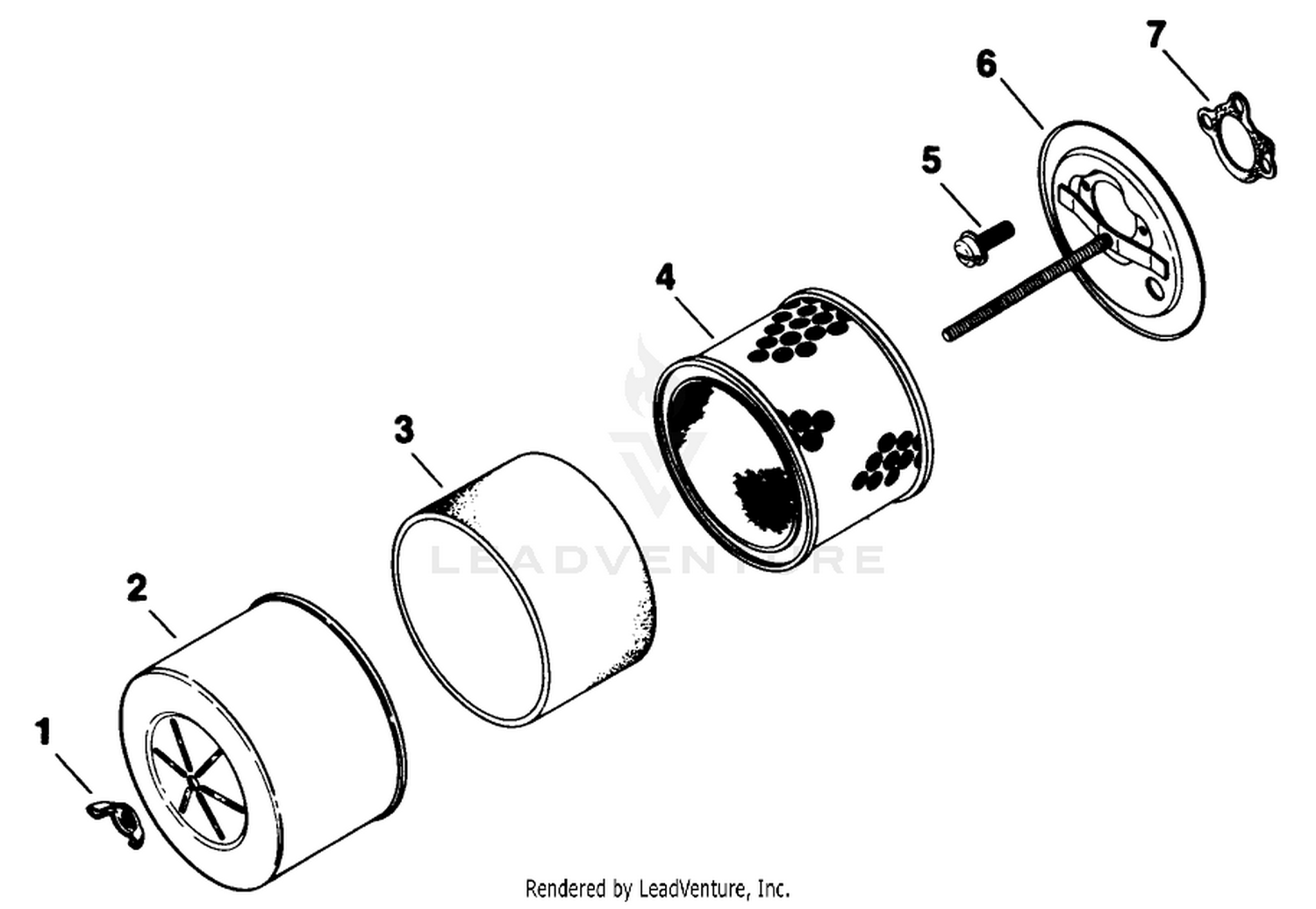 Air Intake-Engine Assembly-Kohler Model No. M16s-711533