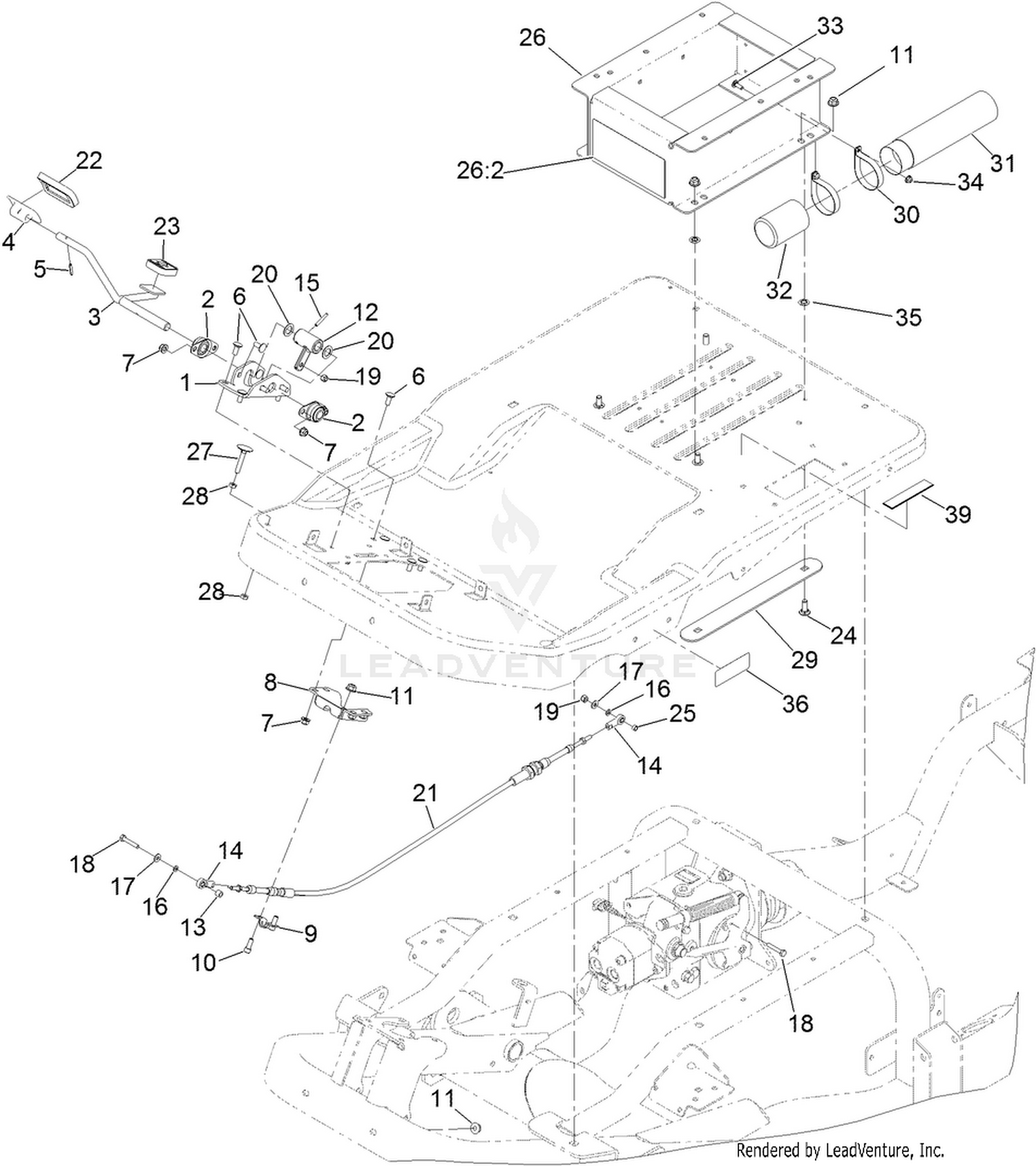 Traction Pedal Assembly