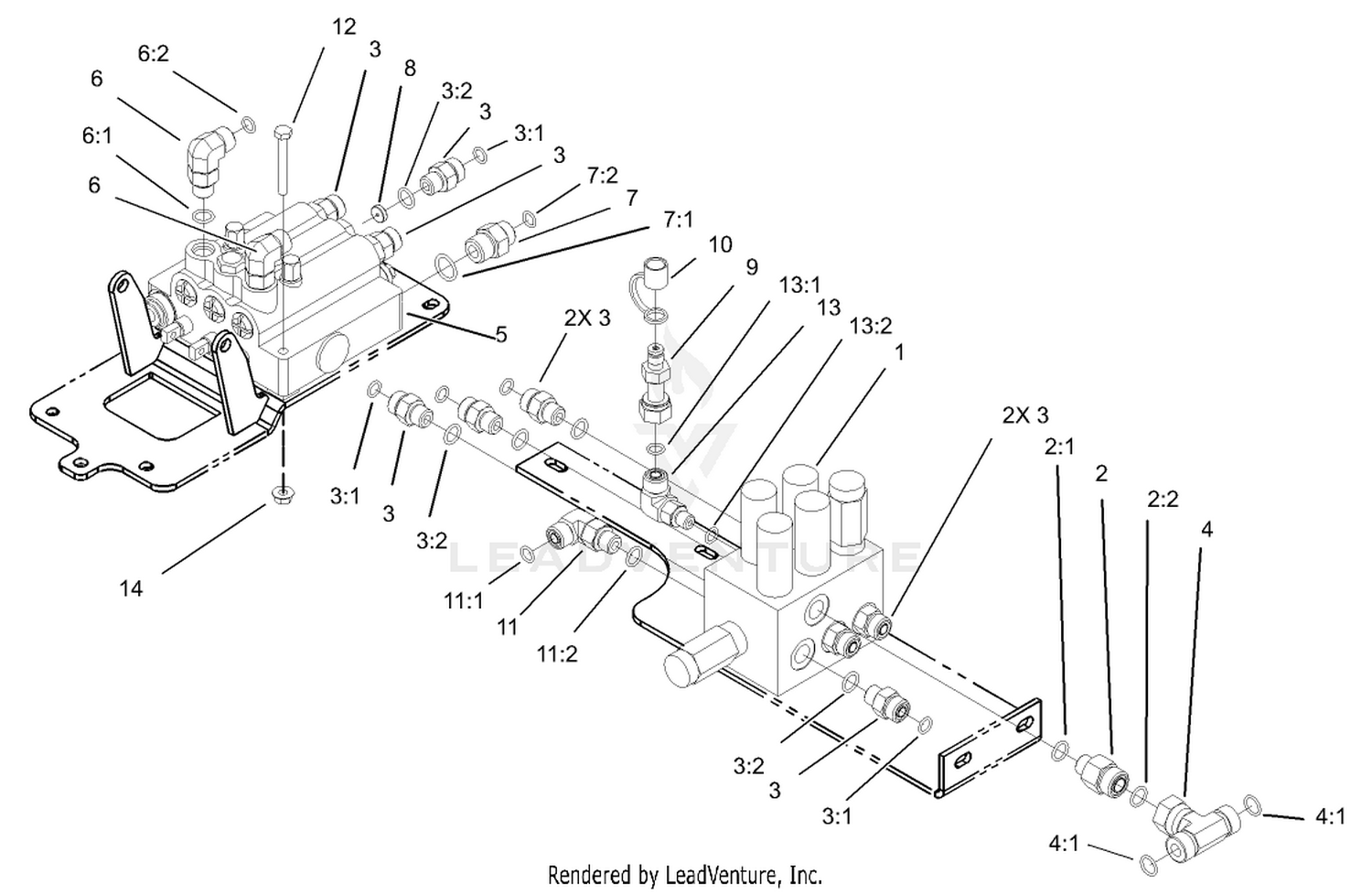 Lift Valve and Counter Balance Assembly