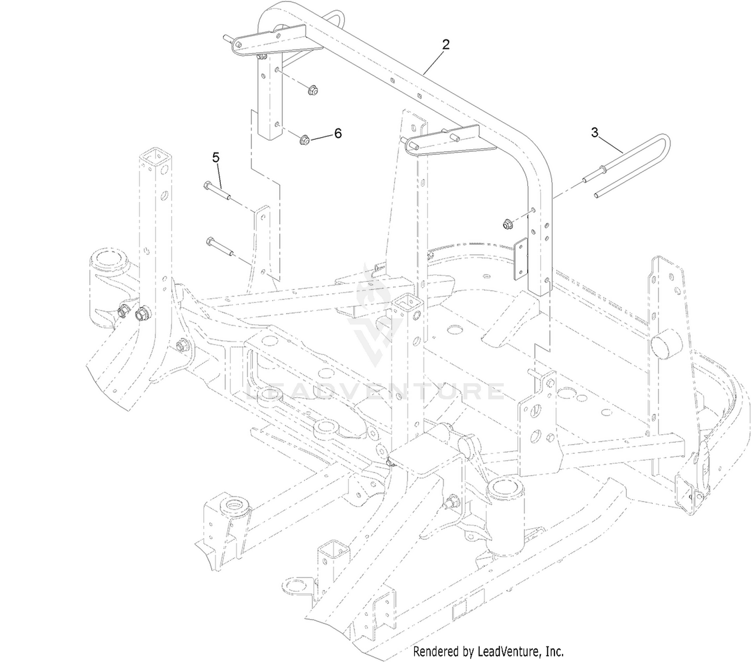 Rear Frame Components Assembly