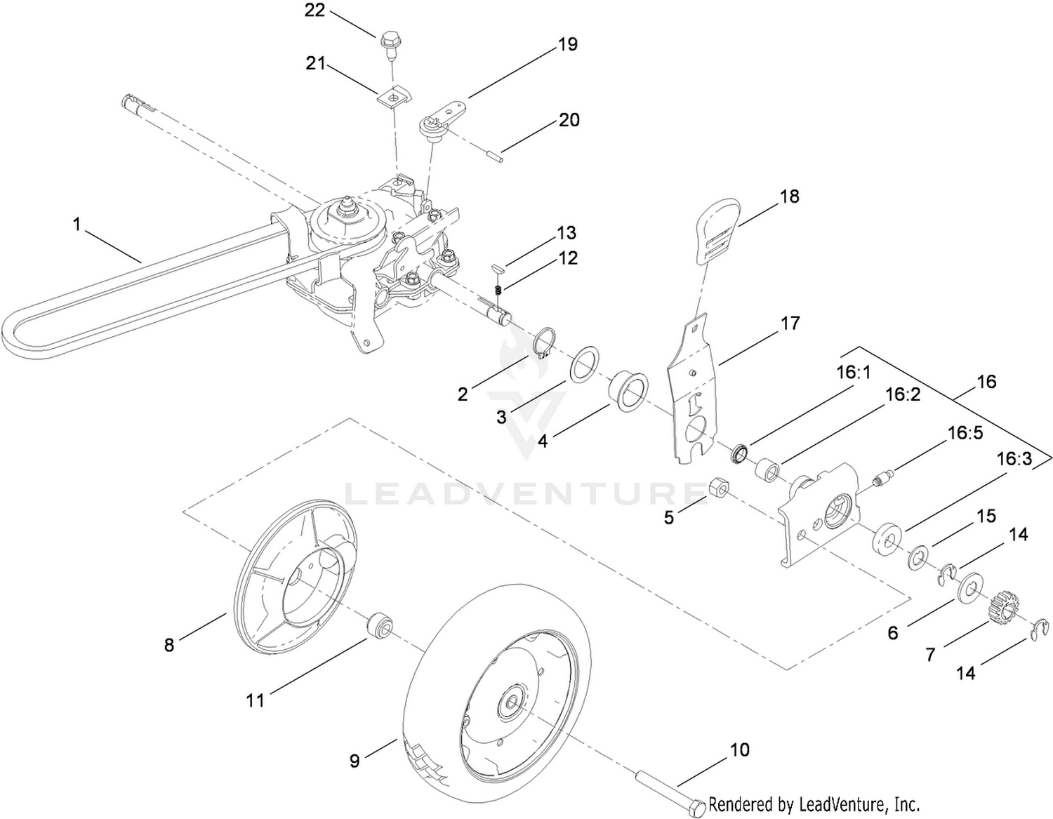 Height-of-Cut and Rear Wheel Assembly