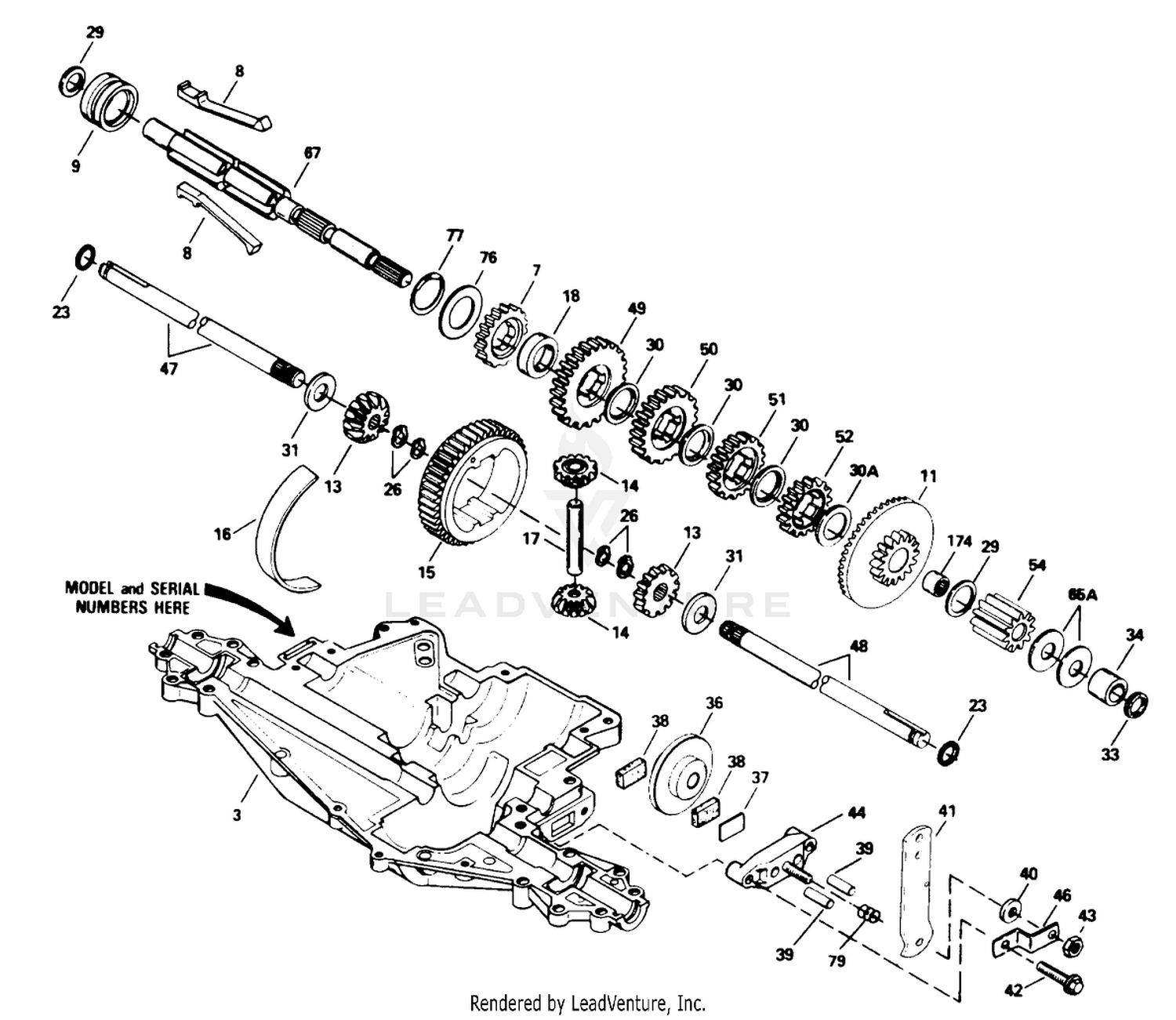 Peerless Transaxle Model No. 915-020 (cont.)