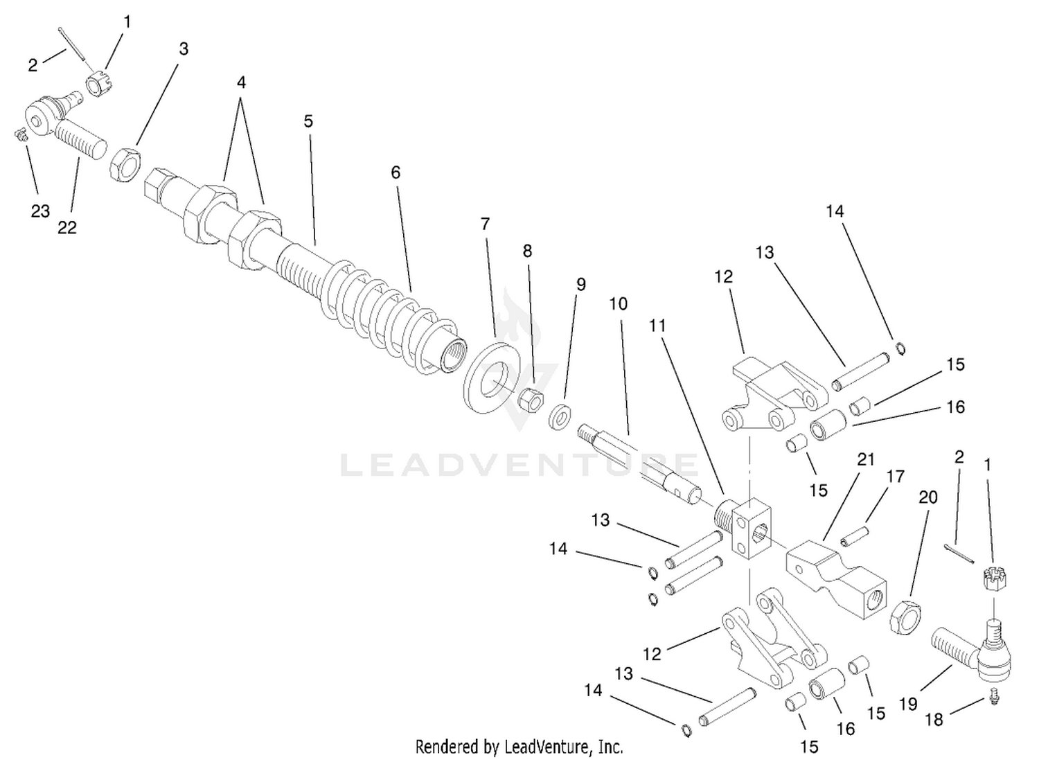 Wing Deck Latch Assembly