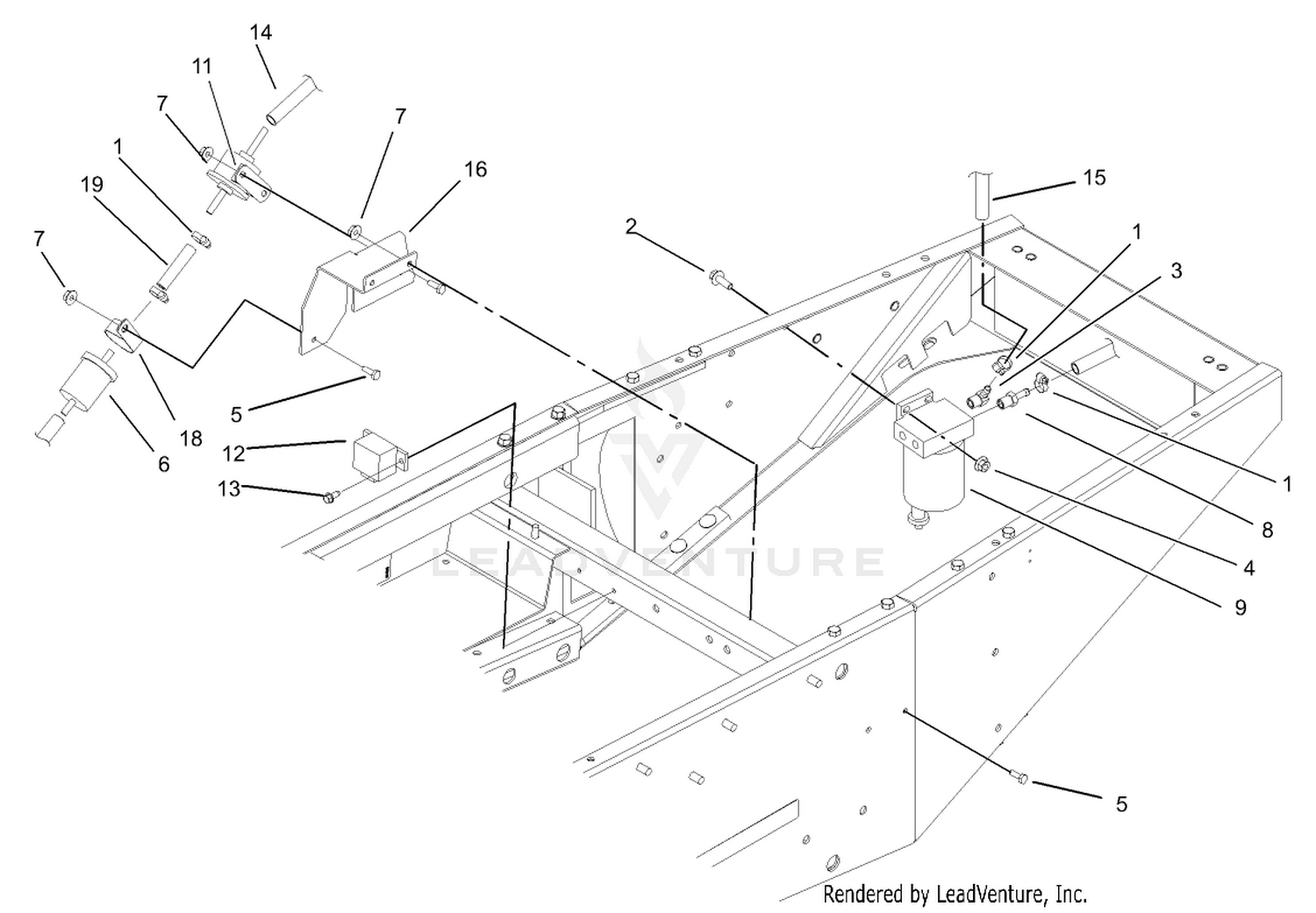Water and Fuel Filter Assembly