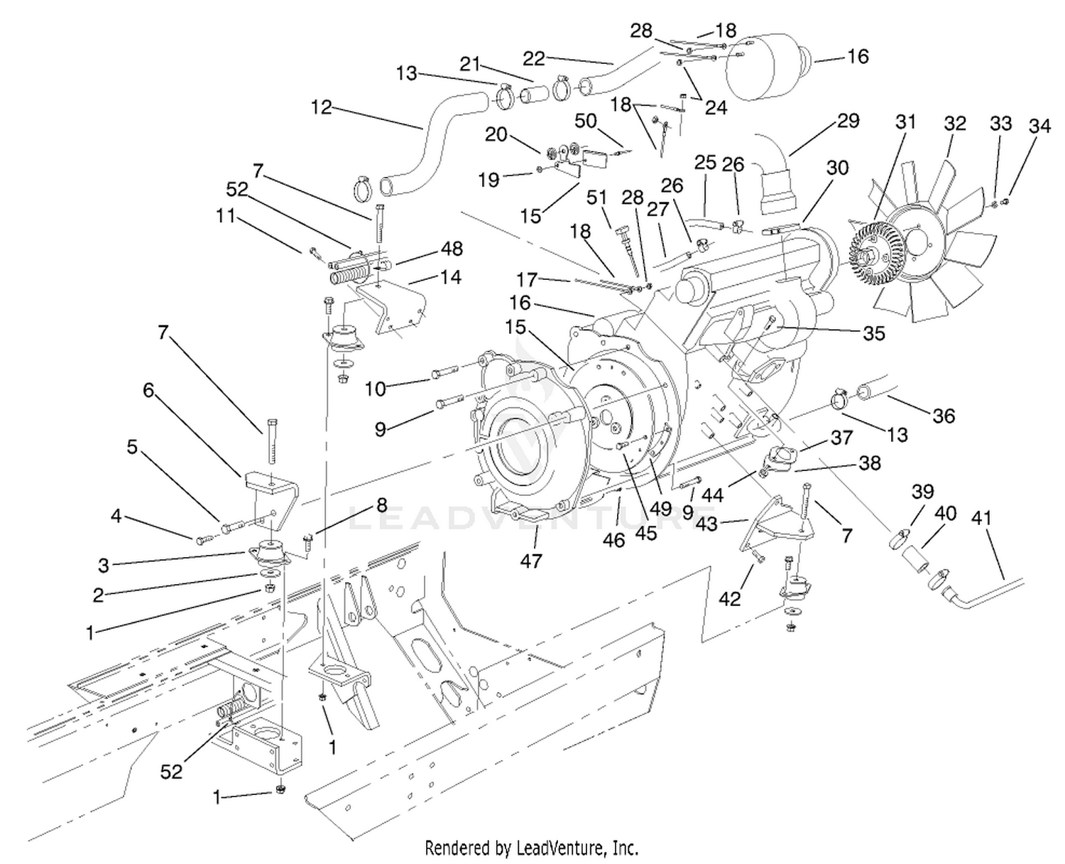 Engine Installation Assembly
