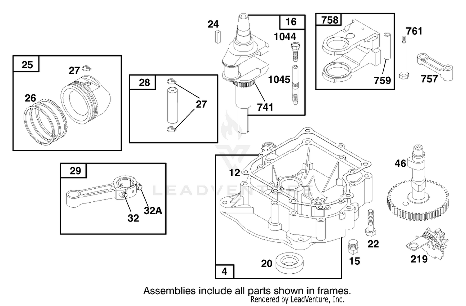 Engine Briggs  Stratton Model 28n707-0631-A1 3