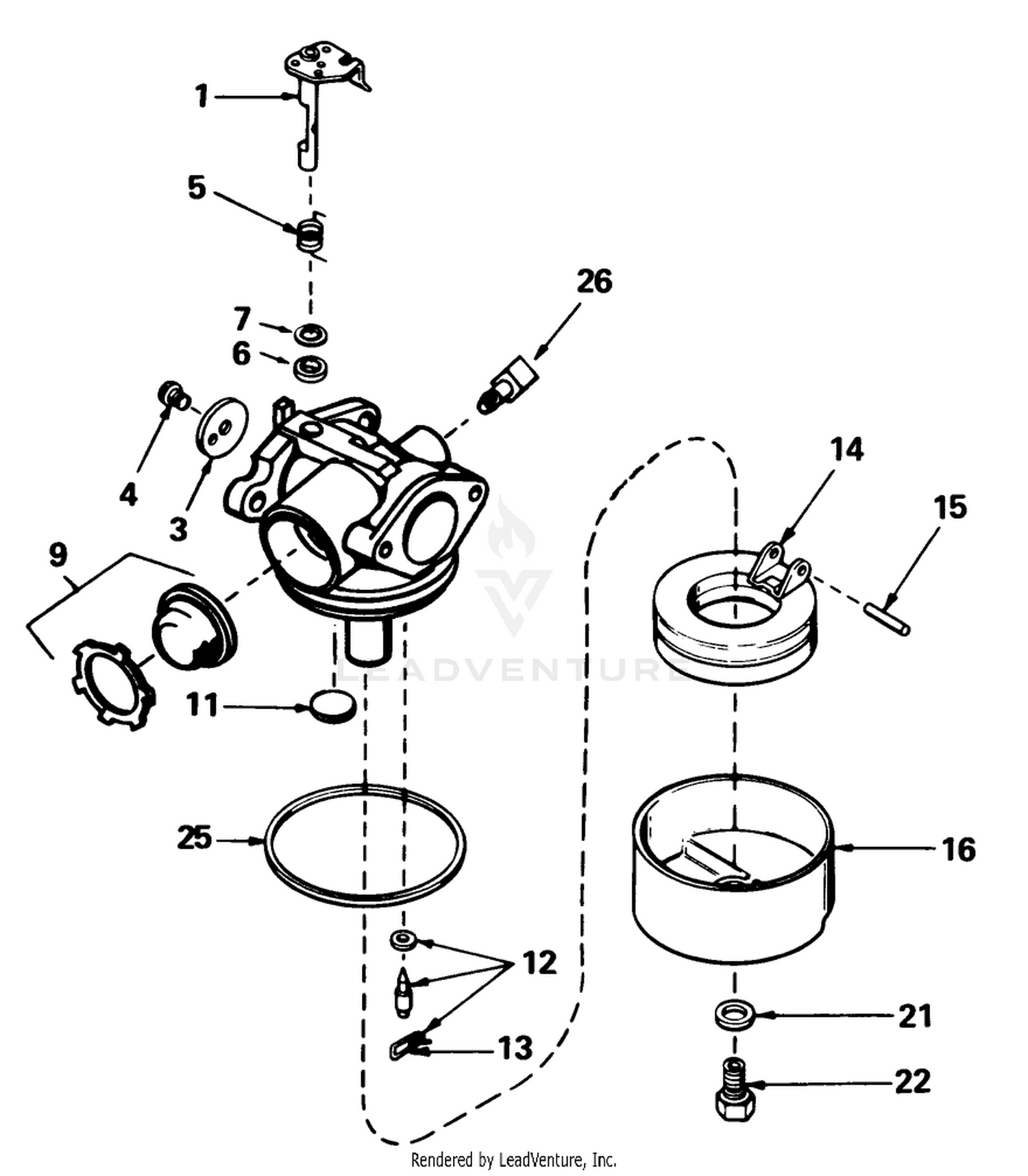 Carburetor No. 632098
