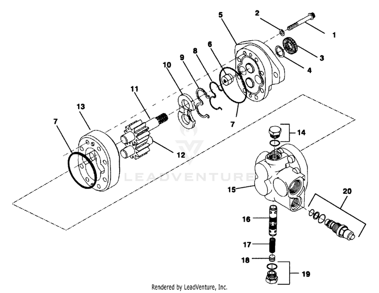 GEAR PUMP ASS-Y (93-6492)