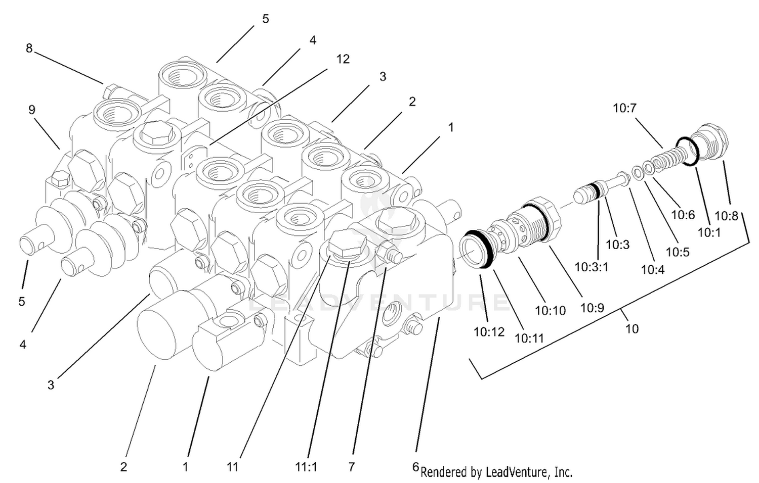 Control Valve Assembly No. 105-3800