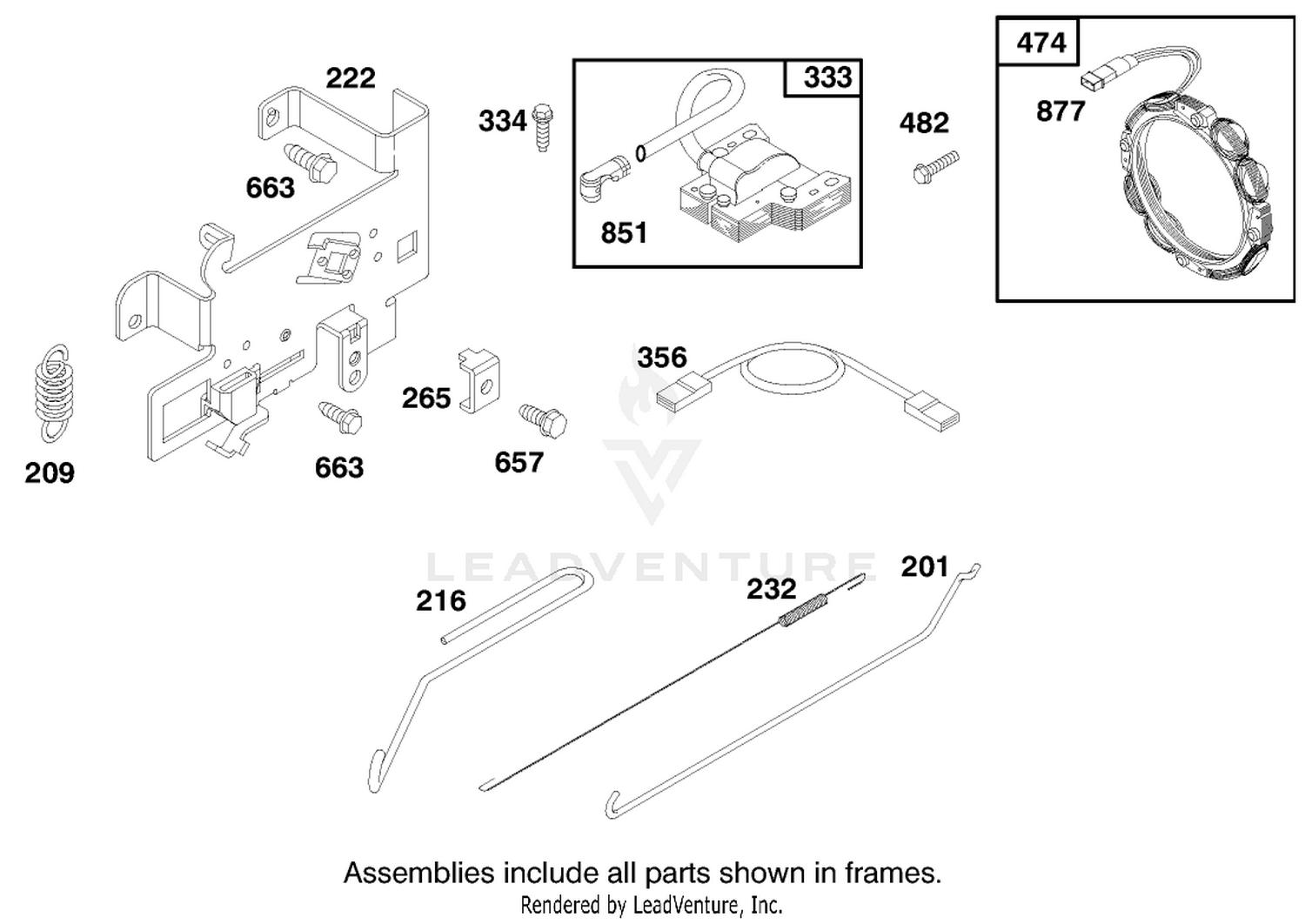 Engine Briggs  Stratton Model 28m707-1122-E1 6