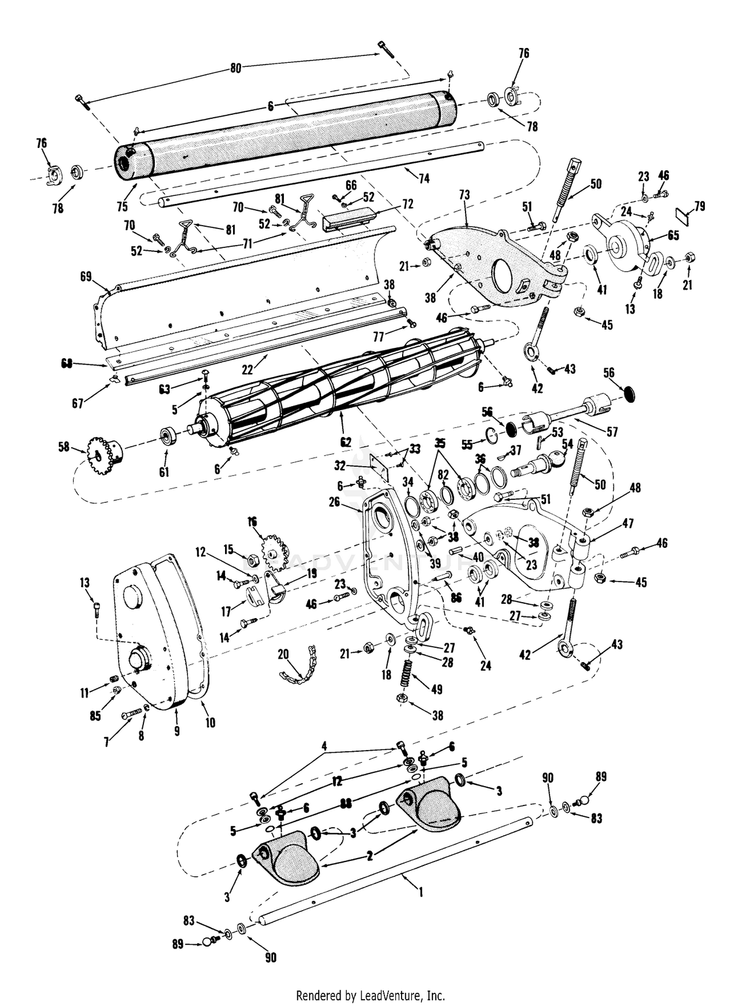 Cutting Unit Parts List