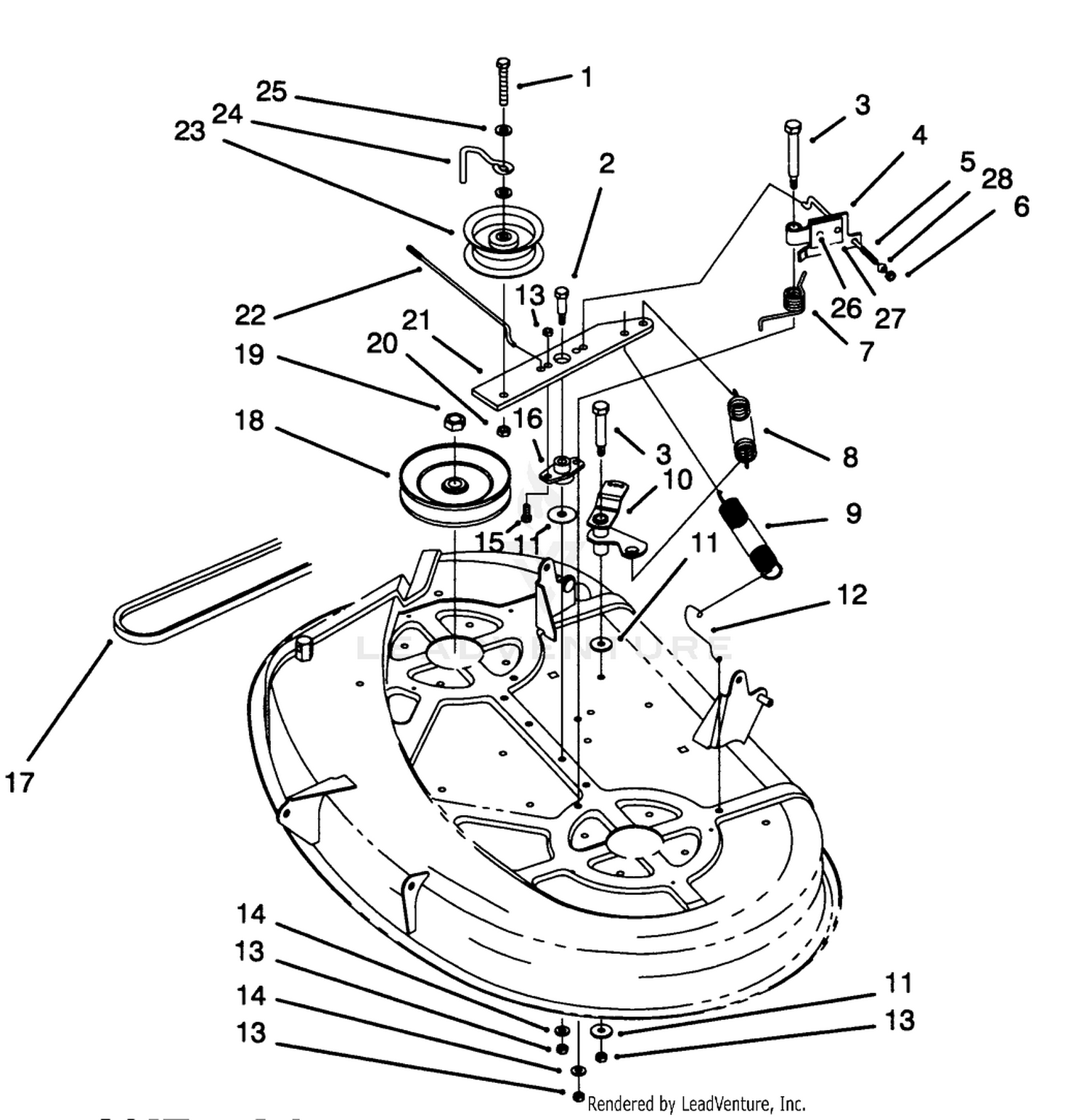 Brake Assembly (38" Cutting Unit)