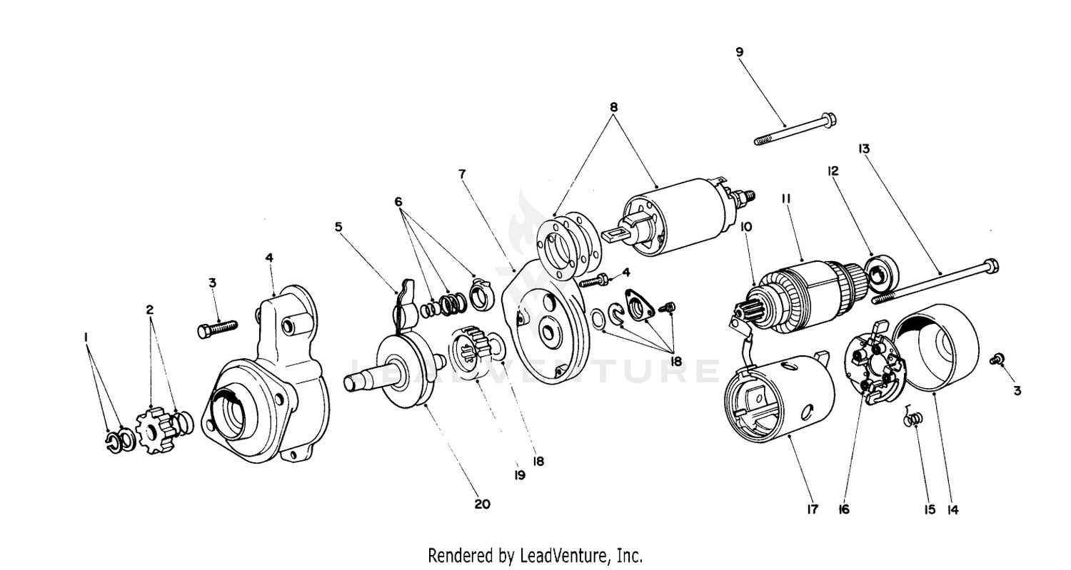 Starter Assembly No. 56-1500