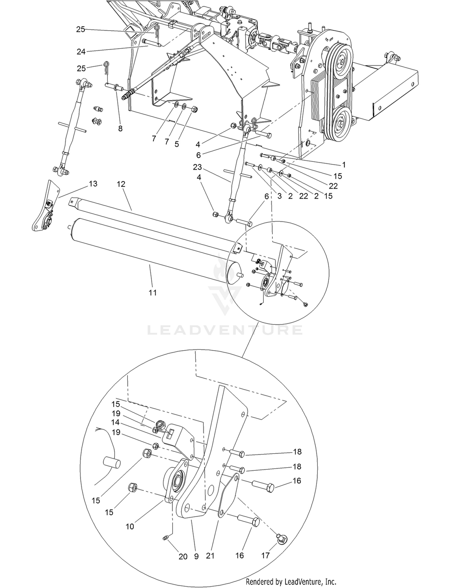 Front Roller Assembly