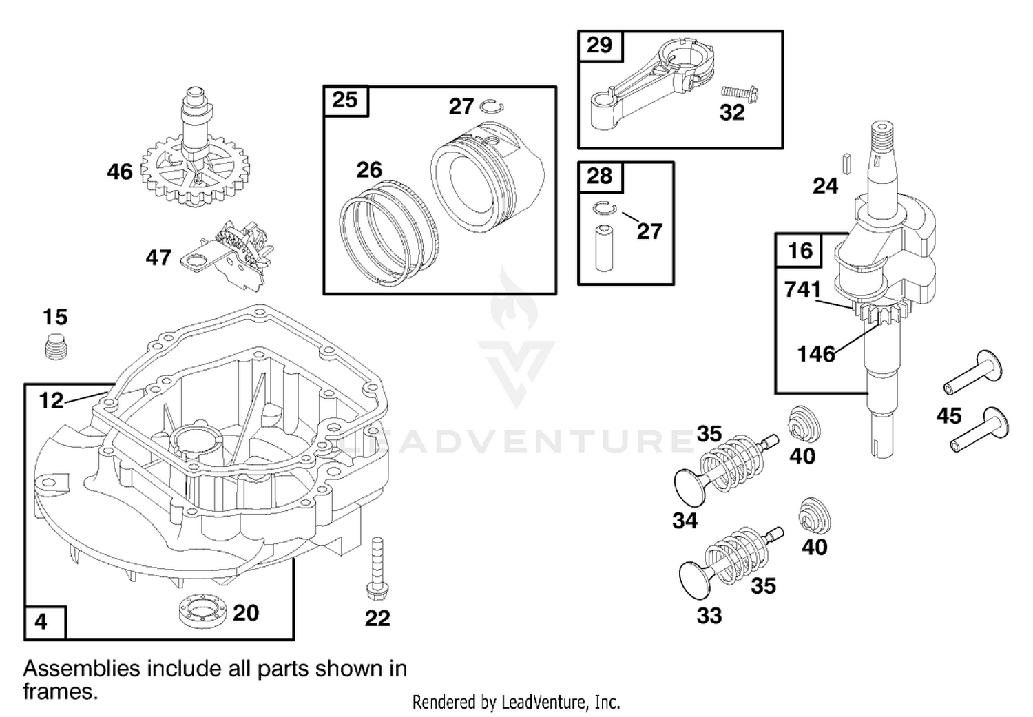 Engine Briggs  Stratton Model 12u802-1739-E1 2