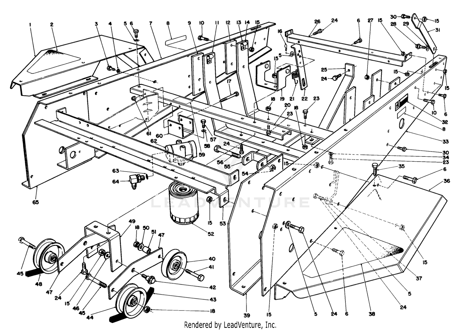 Frame  Jackshaft Assembly