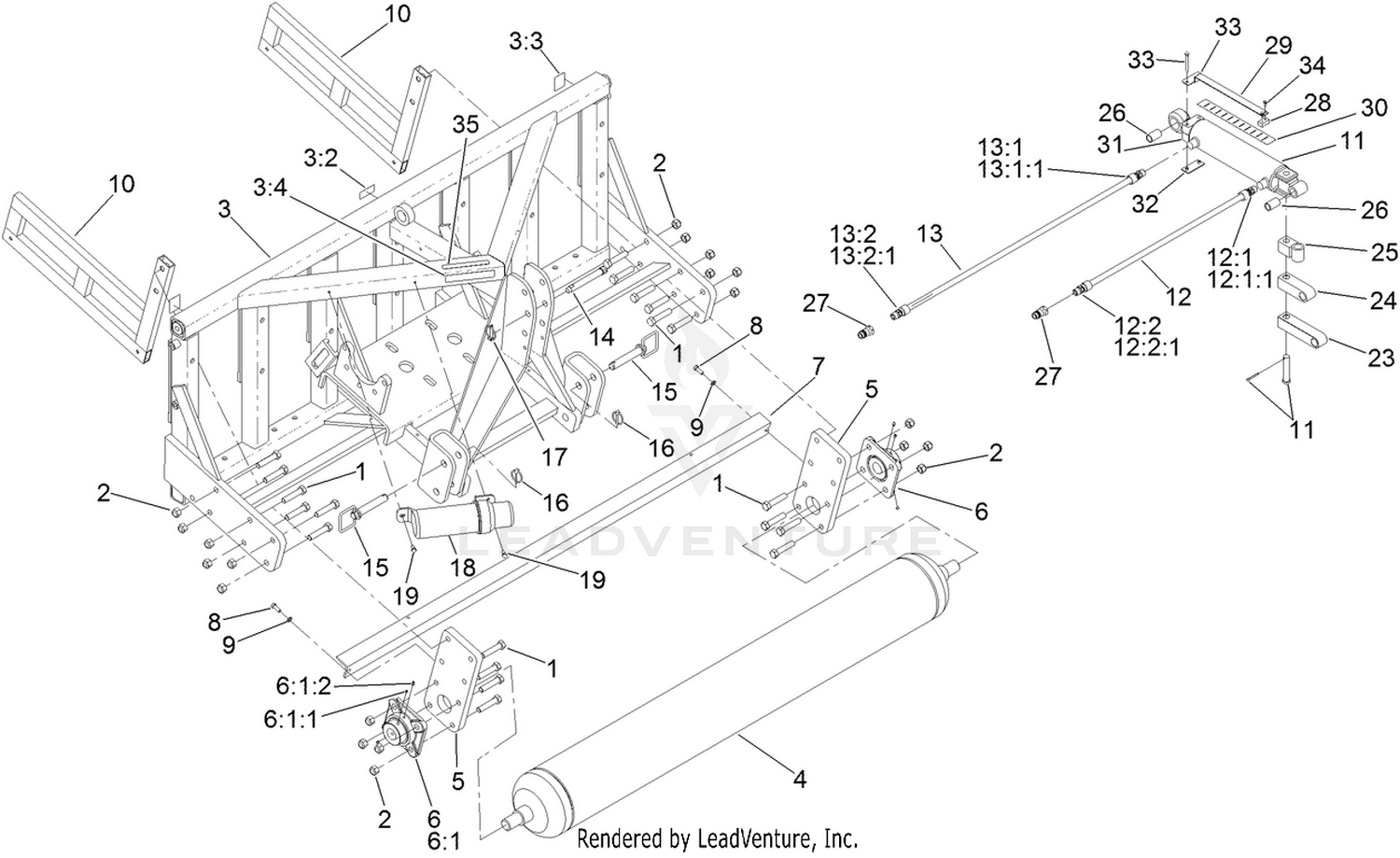 Frame and Roller Assembly