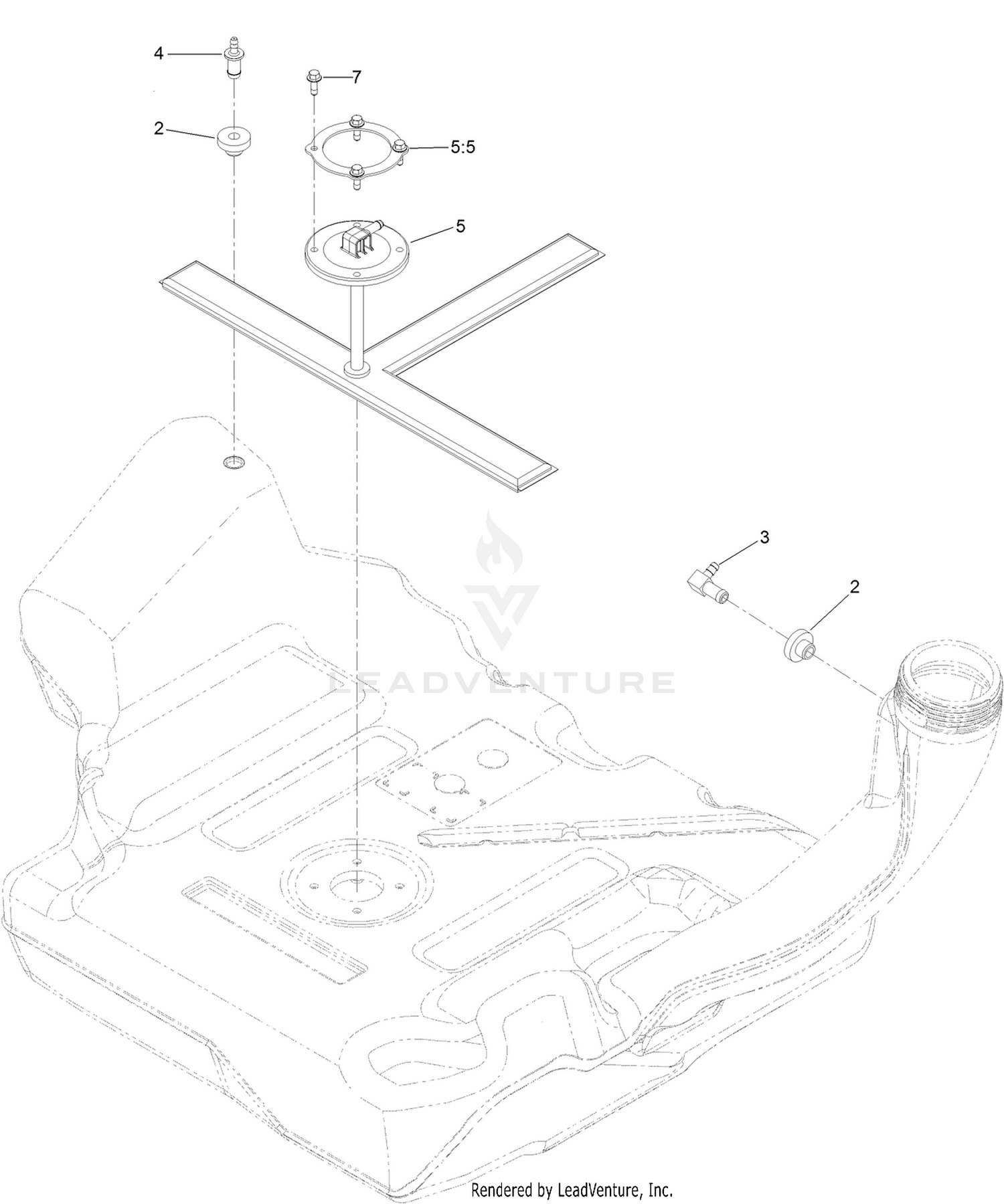 Fuel Tank Assembly No. 126-4724