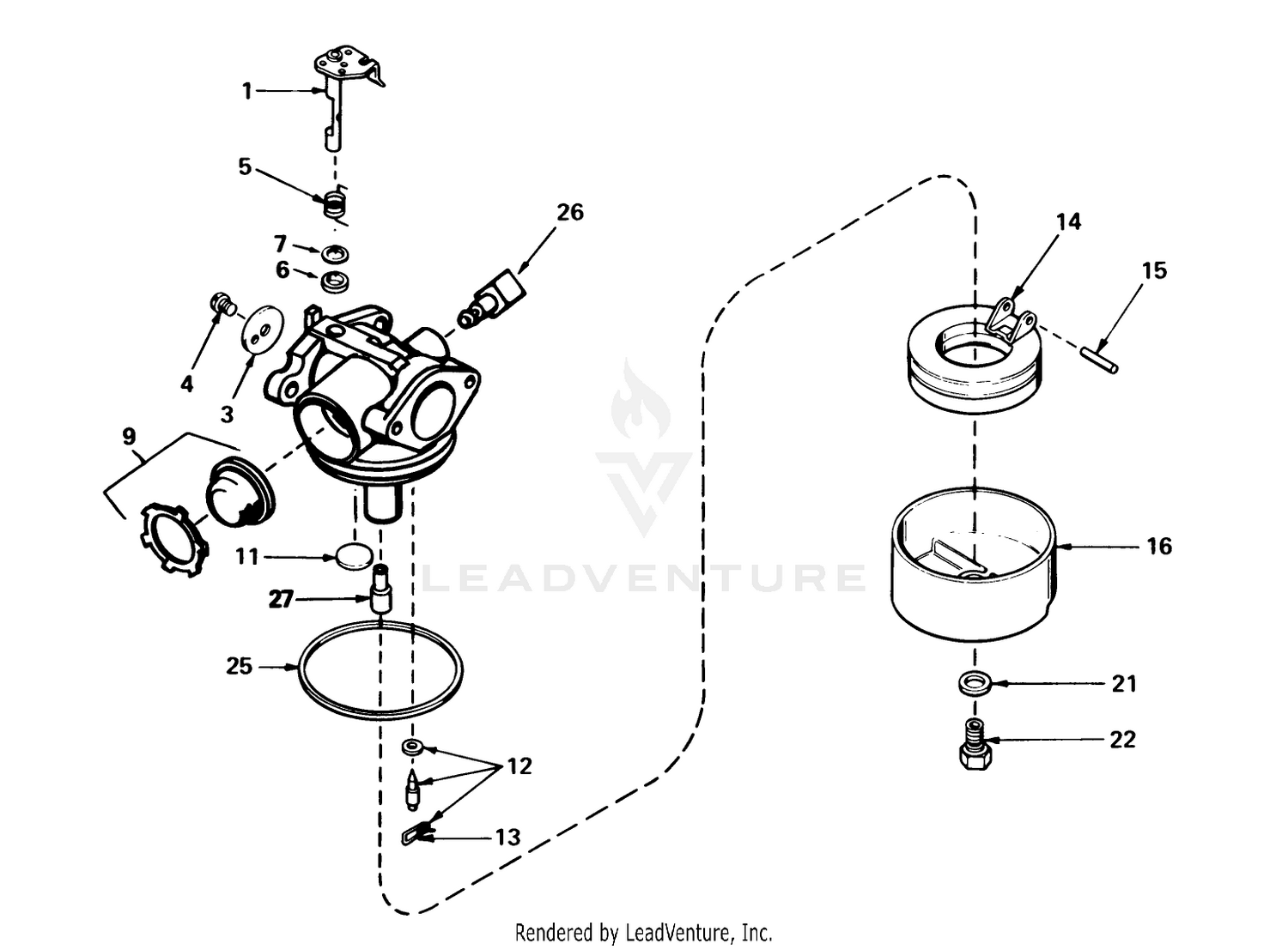 Carburetor No. 632050a