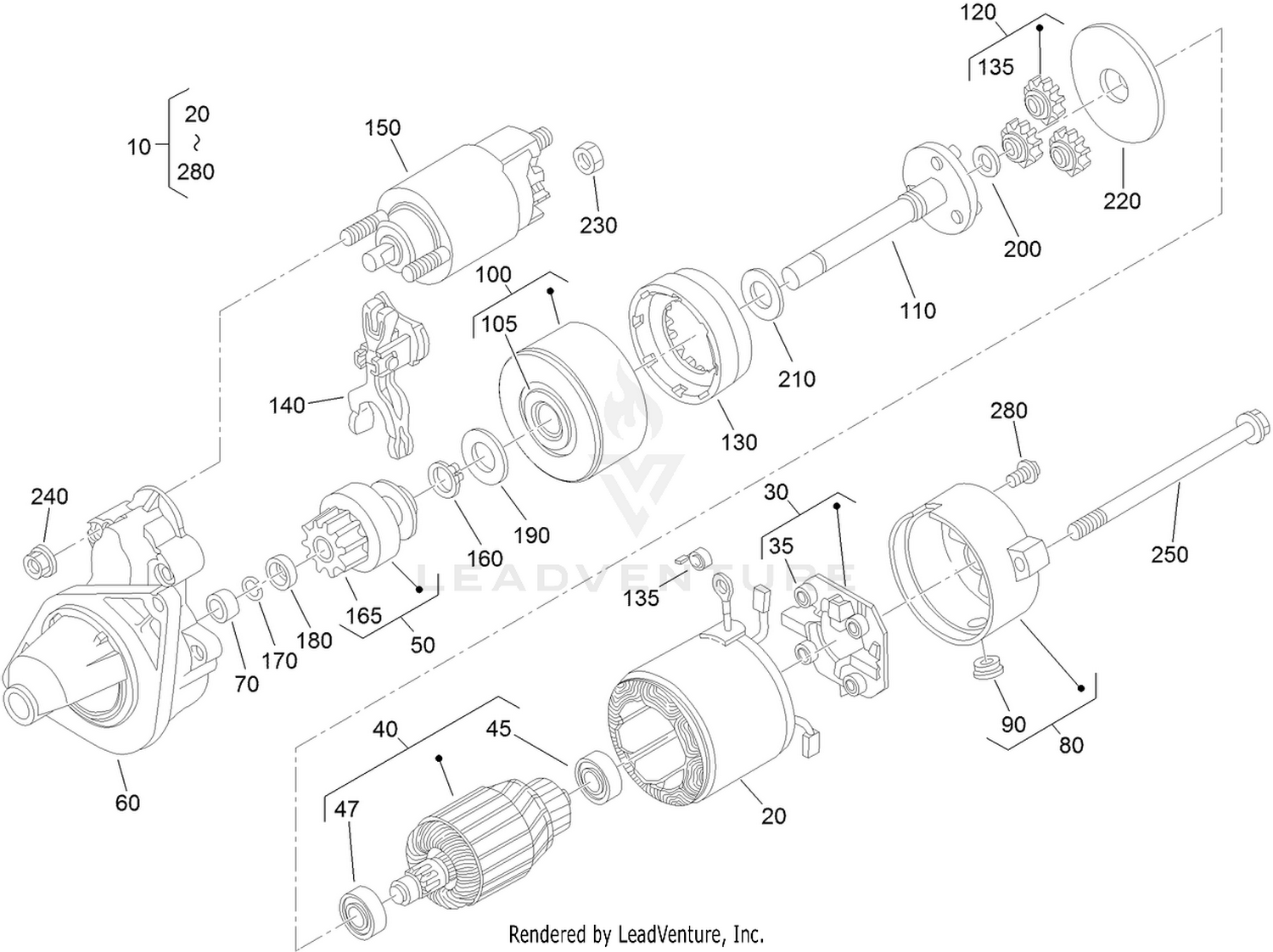 Starter Components Assembly