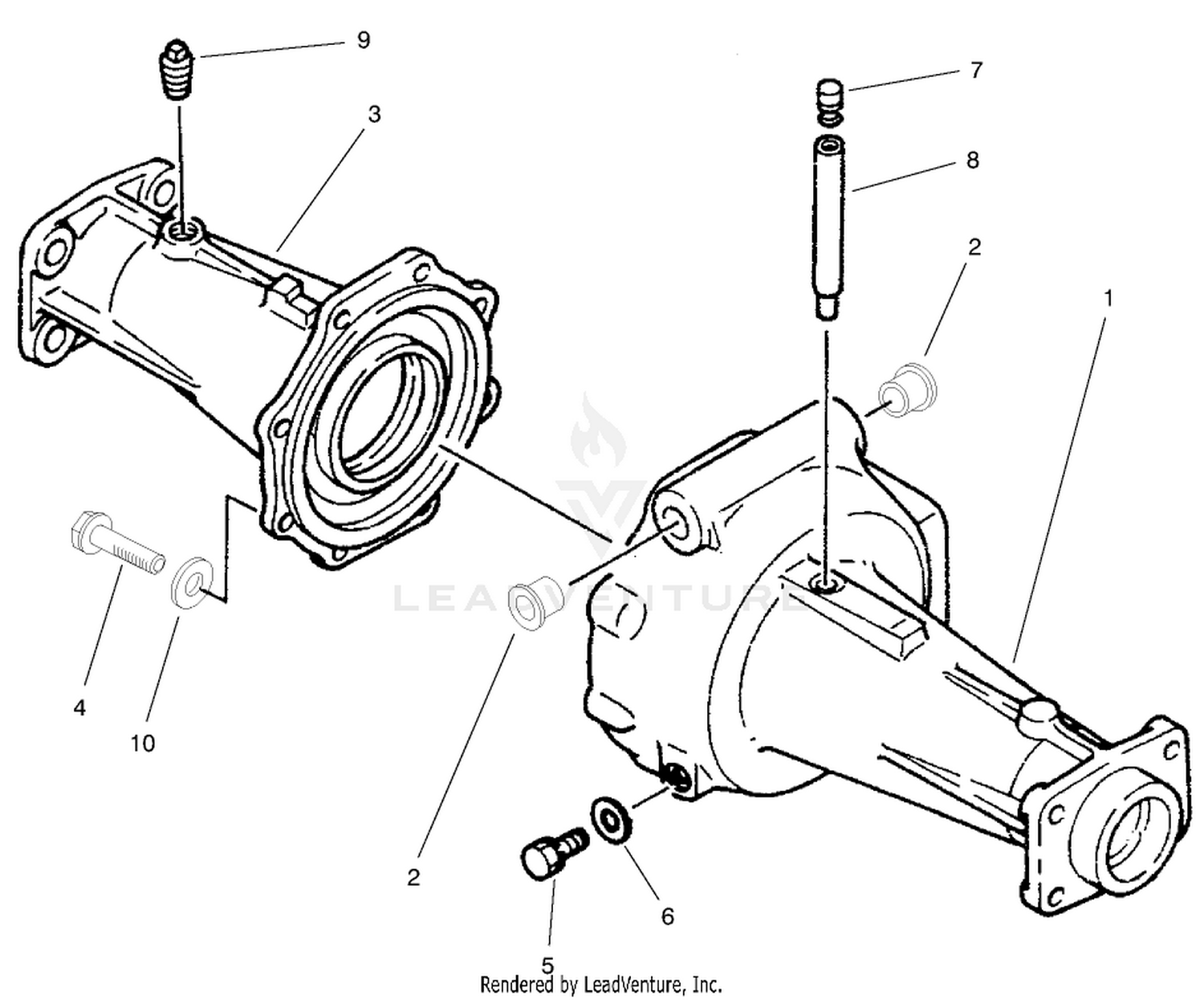 Axle Housing Assembly (model No. 30455 Only)