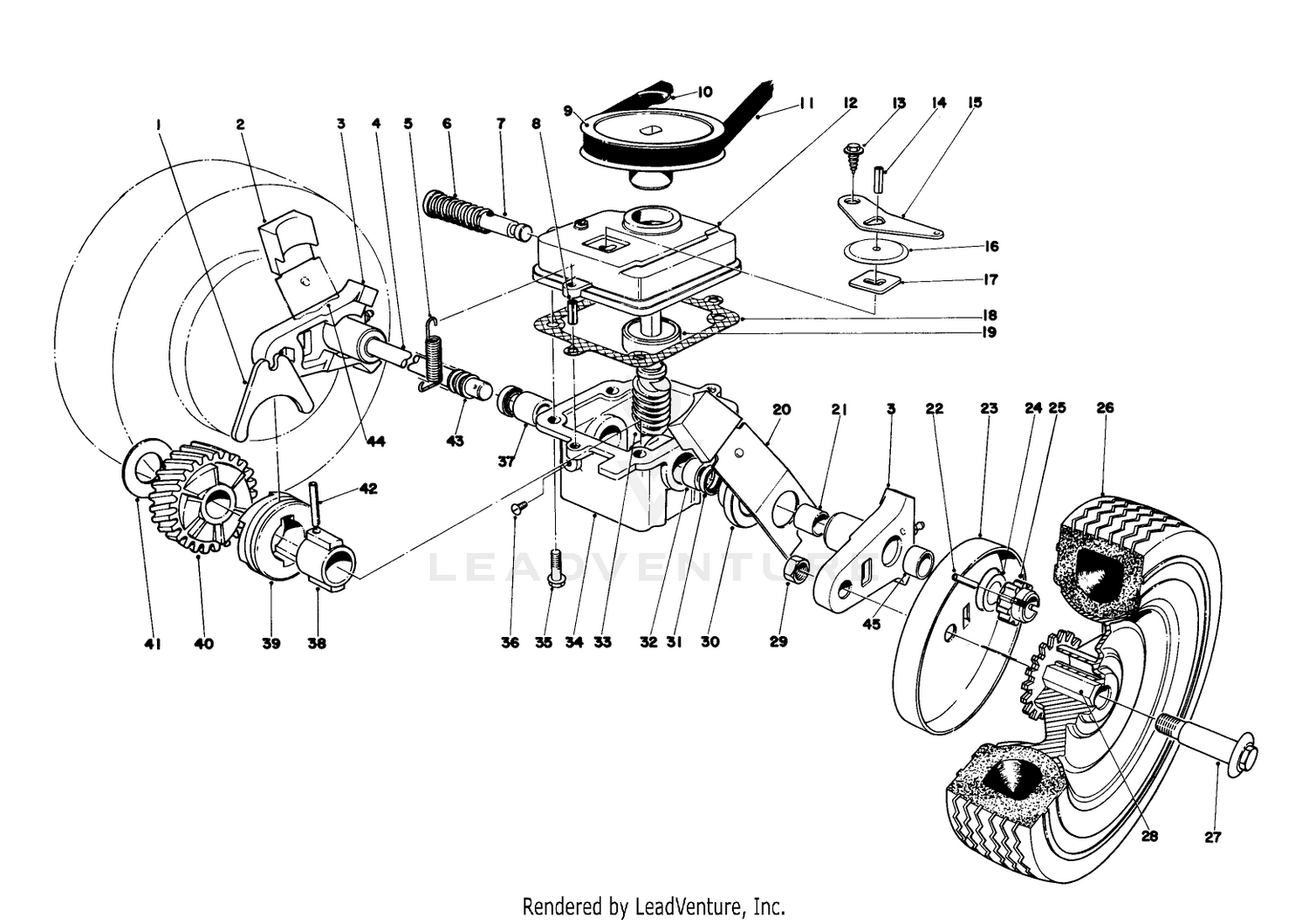 Gear Box Assembly Model 16287