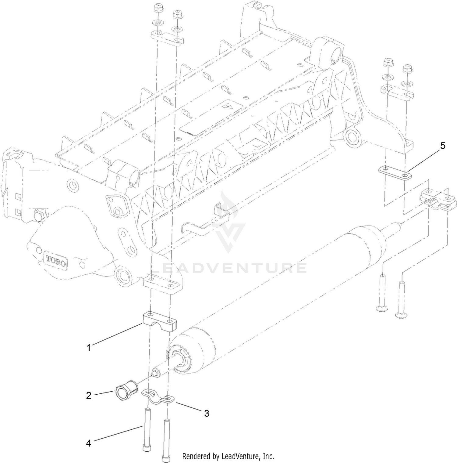 Rear Roller Adjustment Assembly