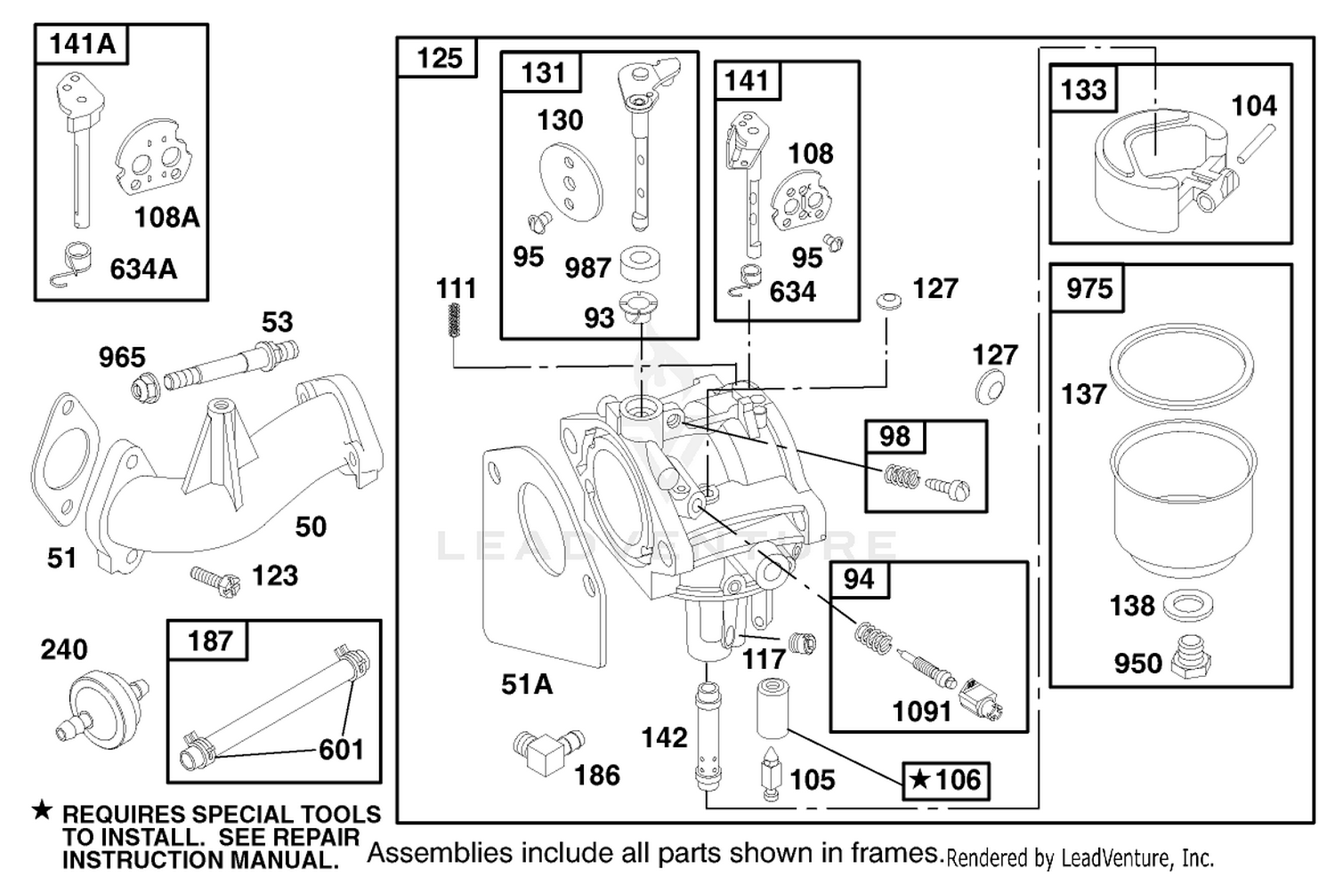 Engine Briggs  Stratton Model 284707-1148-E1 4
