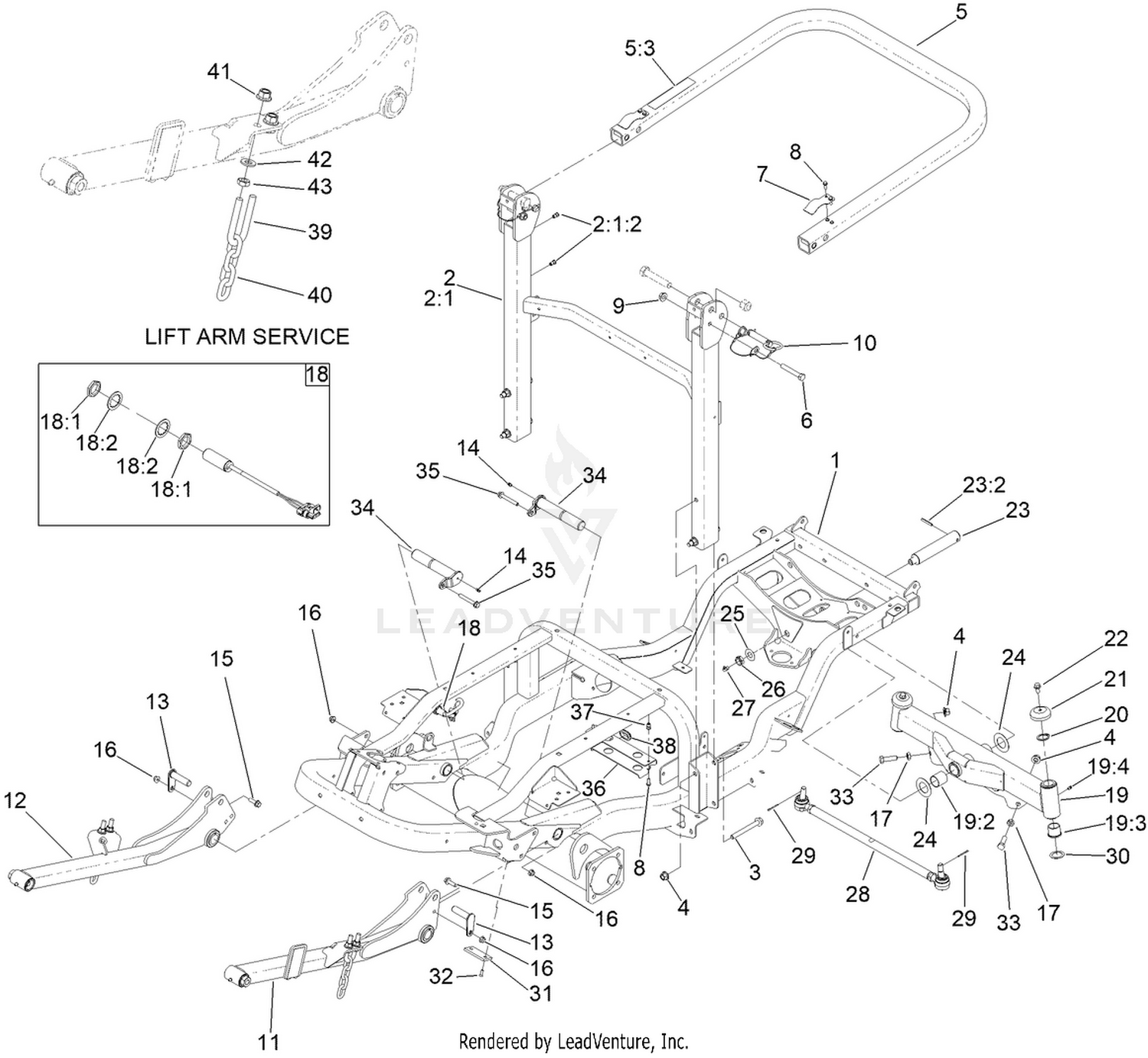 Frame and Roll-Over Protection System Assembly