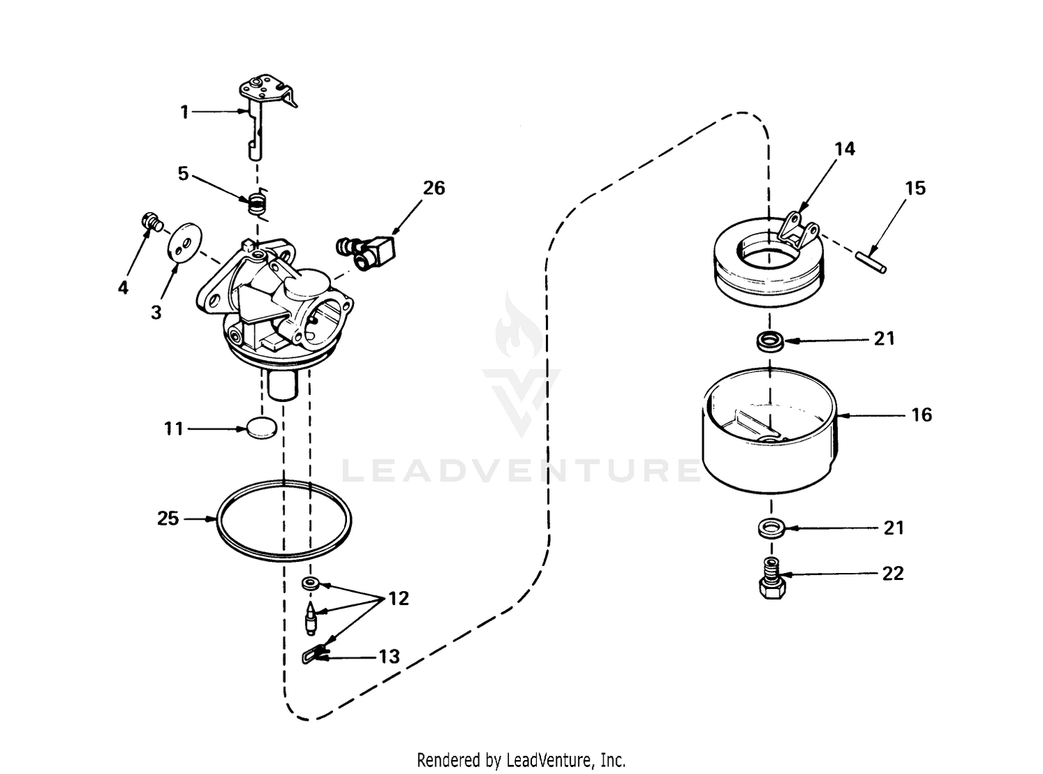 Carburetor No. 631831