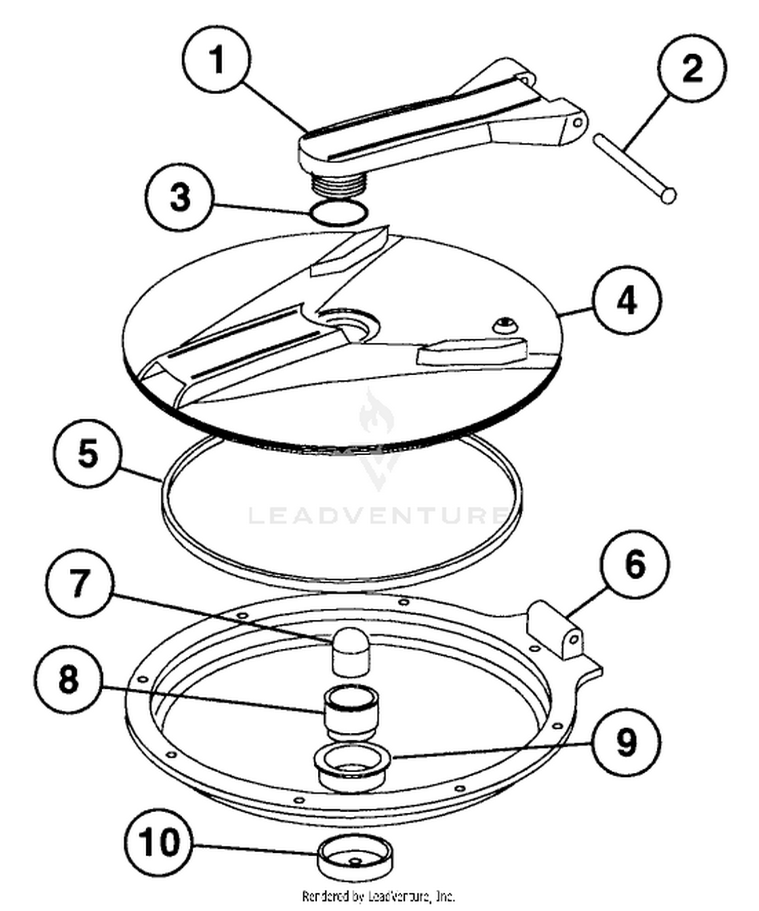 TANK LID ASSEMBLY 94-7088