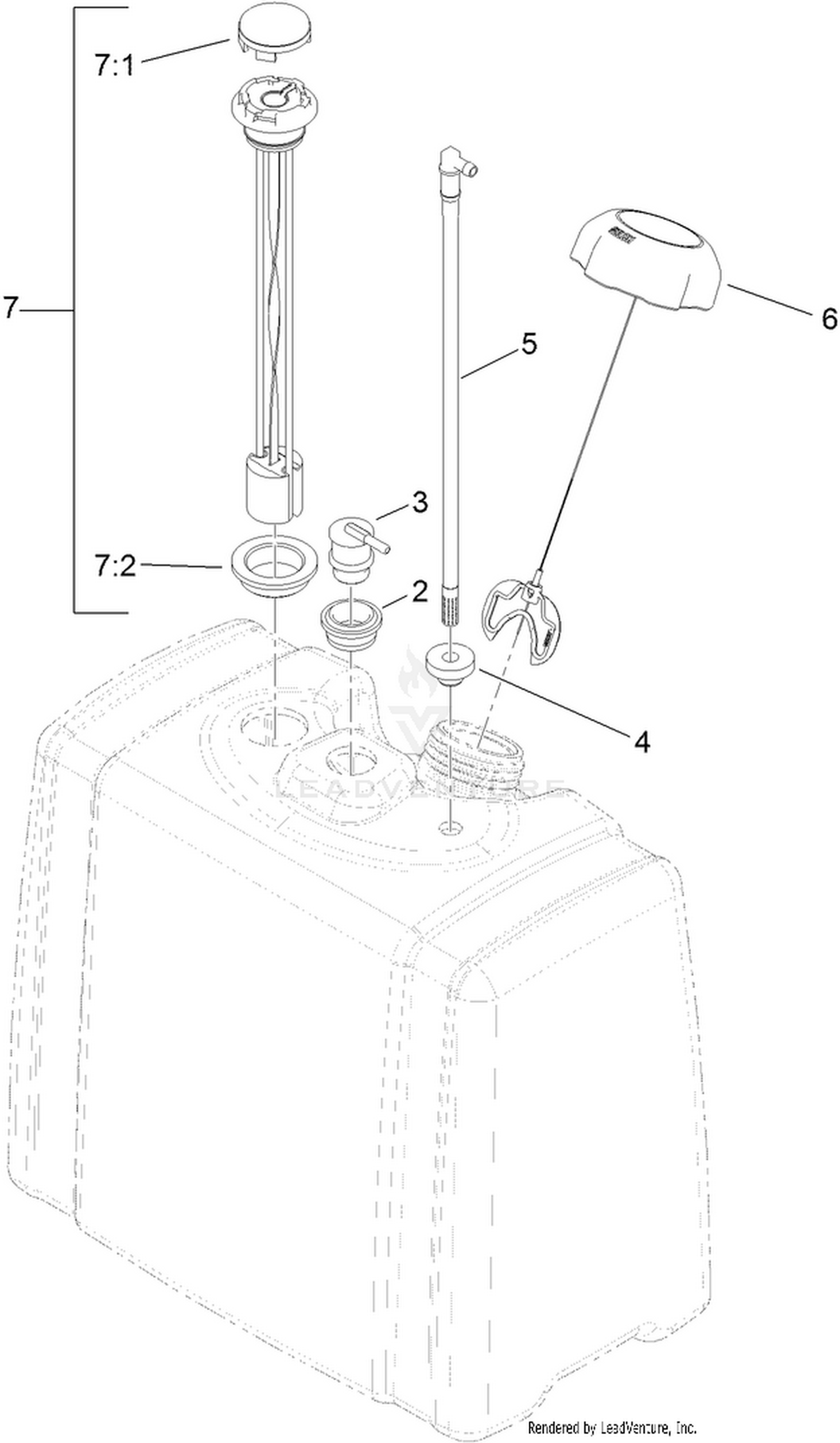 Fuel Tank Assembly No. 115-9048
