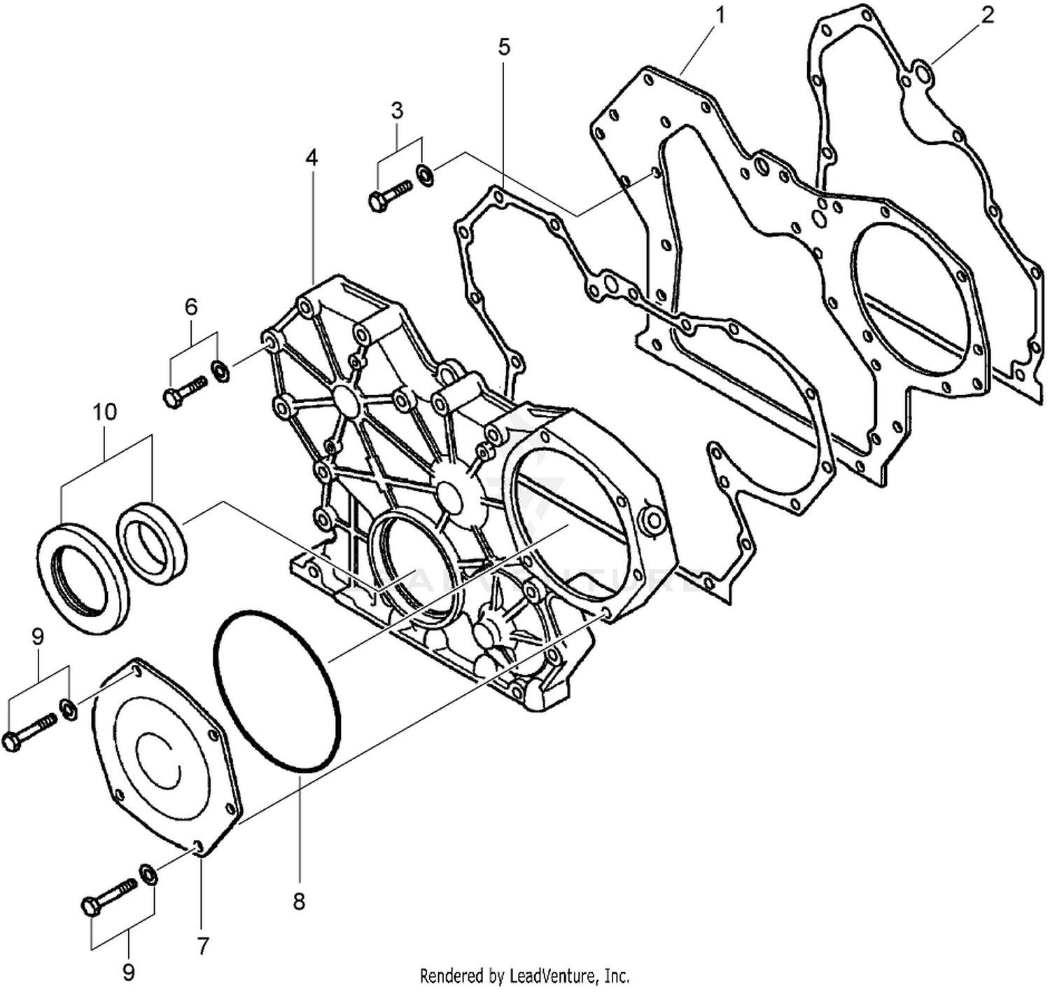 Timing Gearcase Assembly
