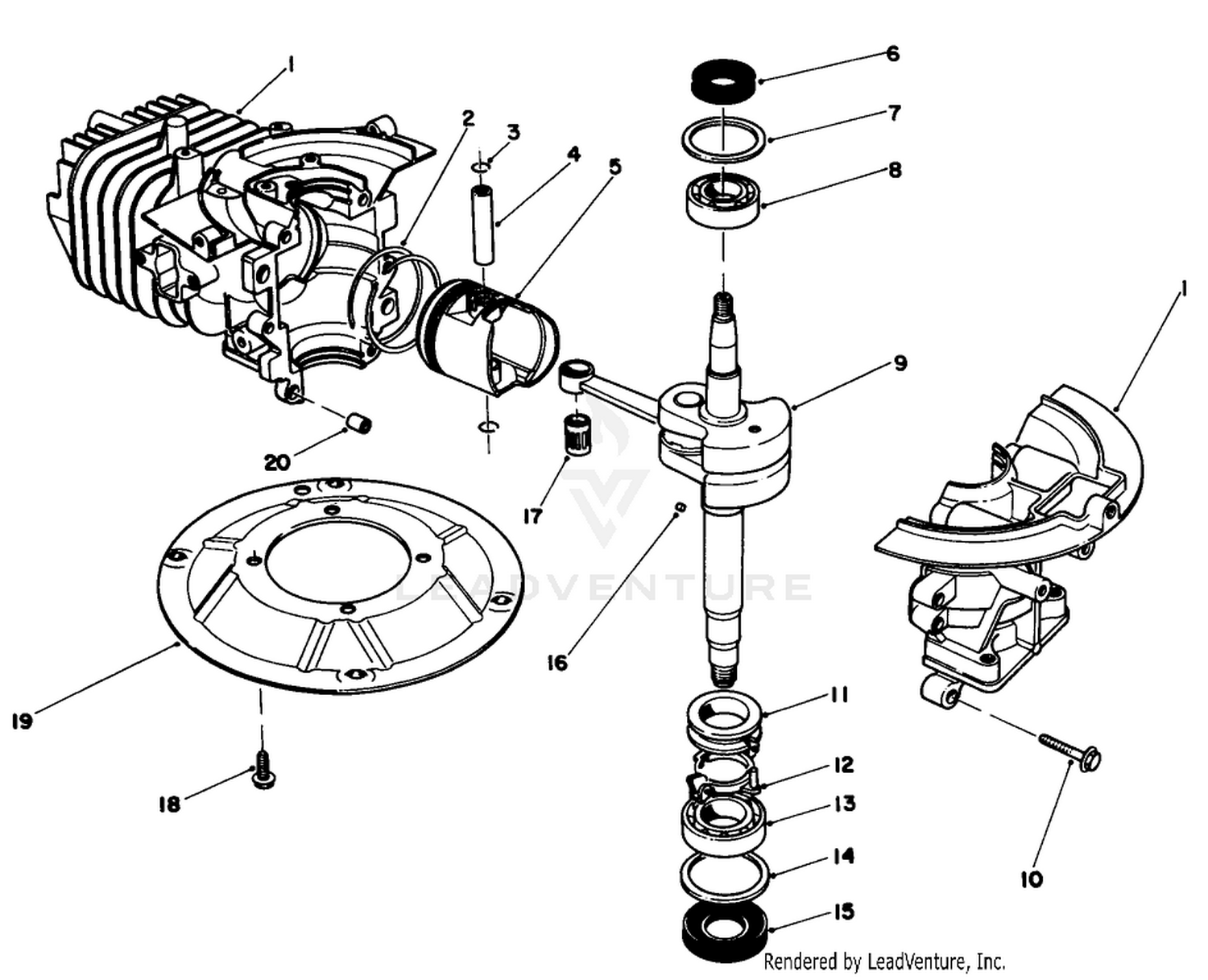 Engine Assembly (model No. 47pg6)